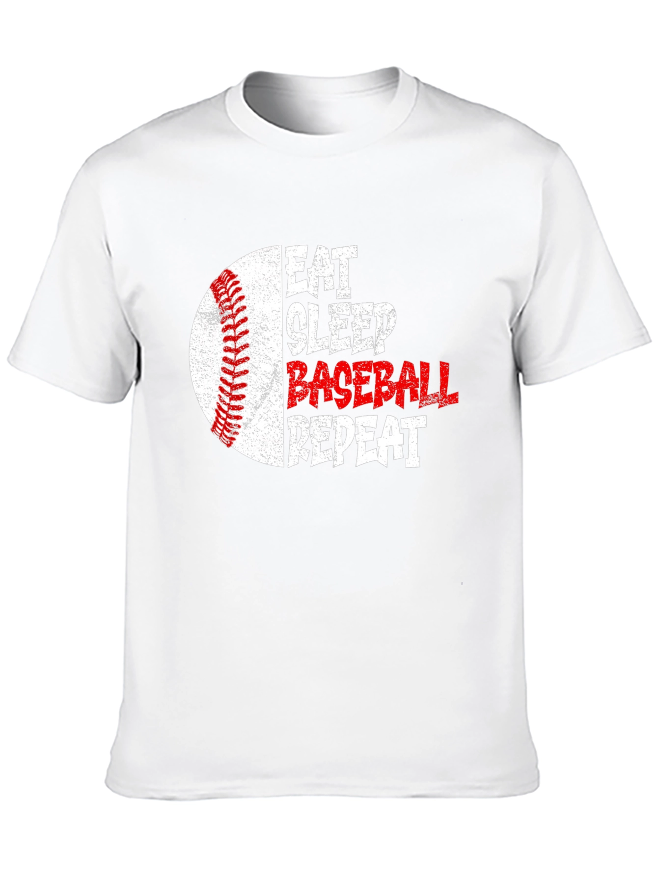 Eat Sleep Baseball Repeat Graphic Tee