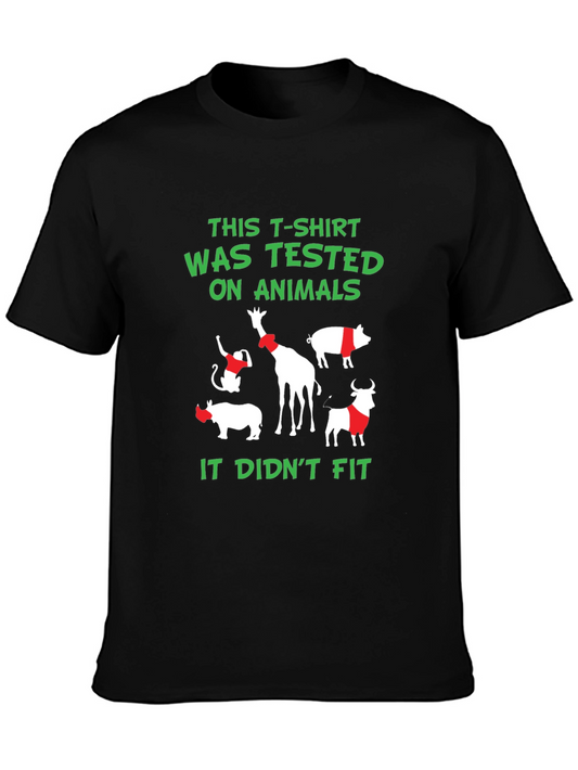 Animal Tested T-Shirt - Funny Vegan Tee