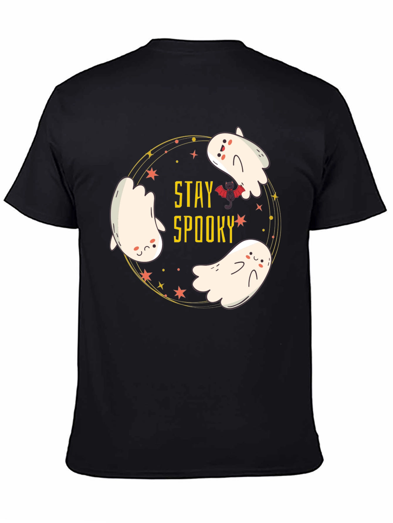 Stay Spooky Ghost Graphic Tee - Halloween T-Shirt