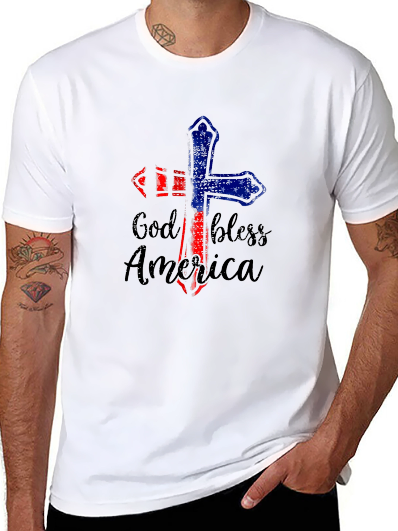 God Bless America Patriotic T-Shirt