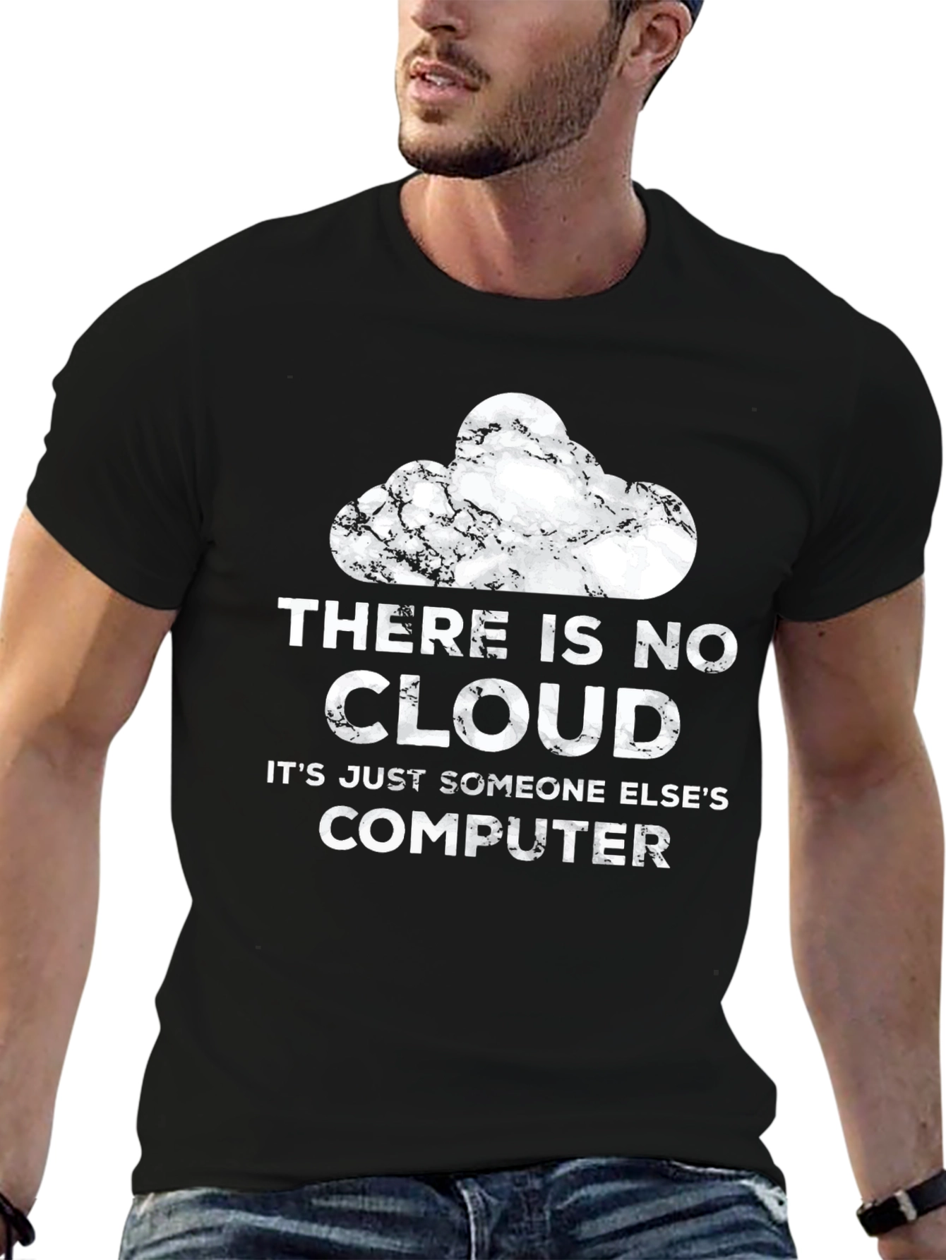 There Is No Cloud Funny Tech T-Shirt