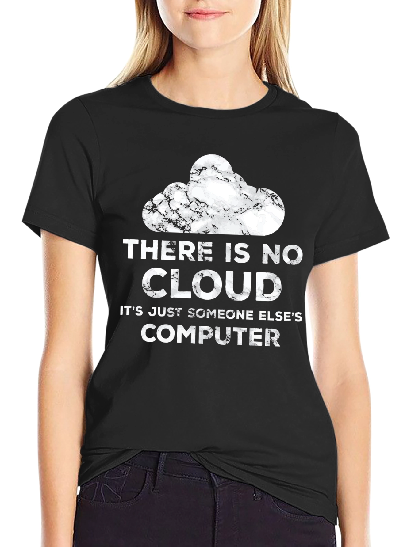 There Is No Cloud Funny Tech T-Shirt