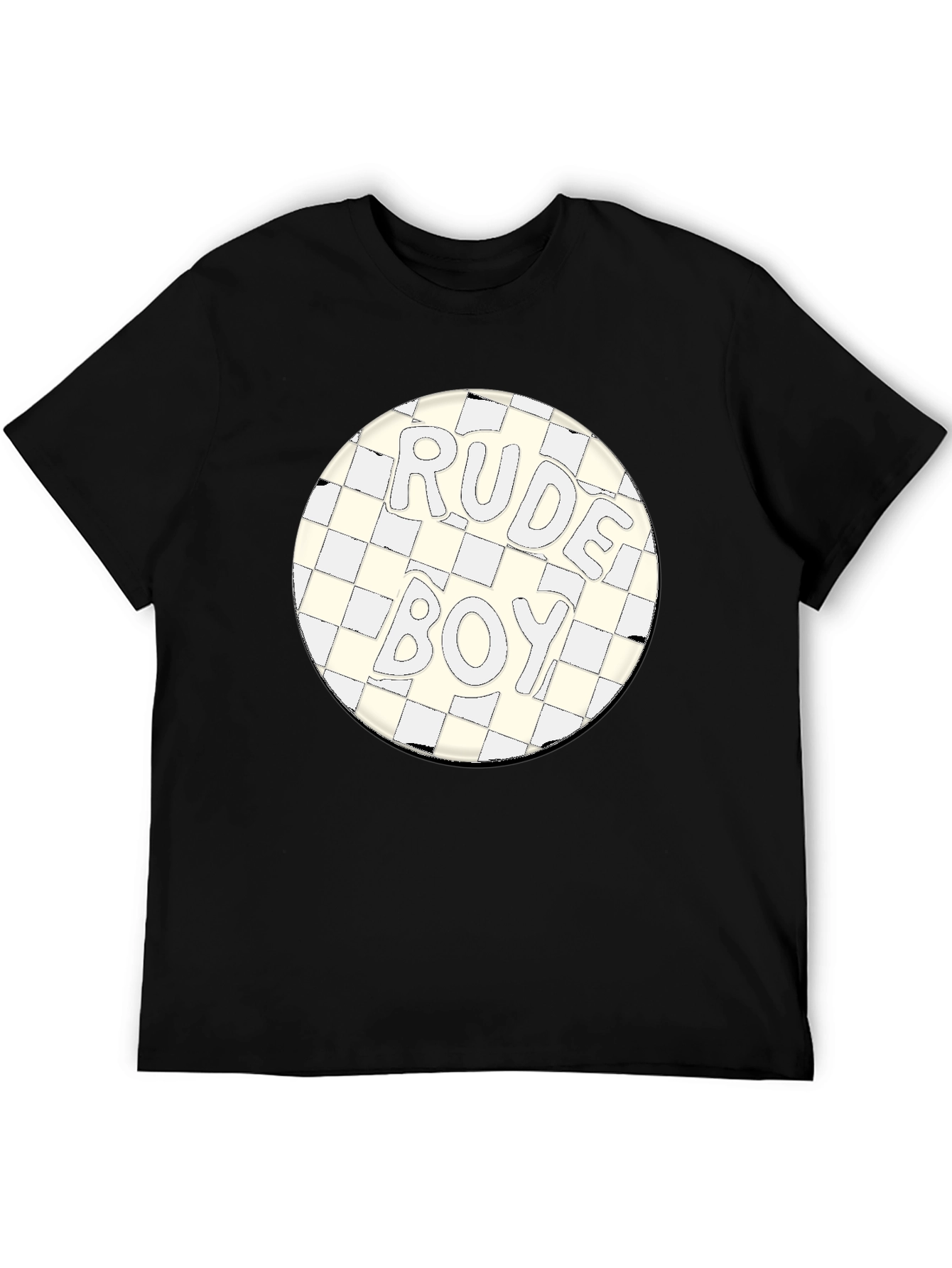 Rude Boy Graphic Black T-Shirt