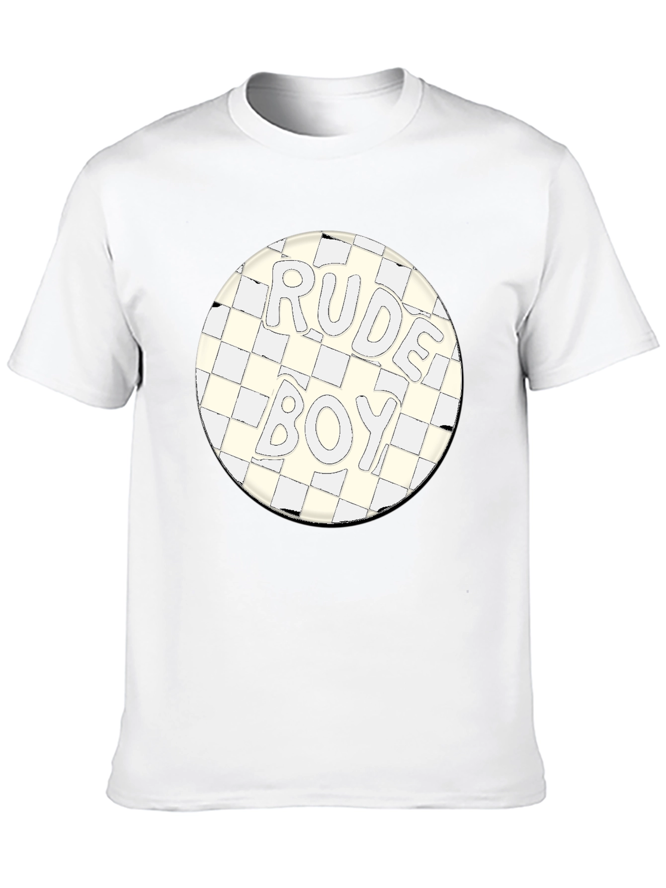 Rude Boy Graphic Black T-Shirt