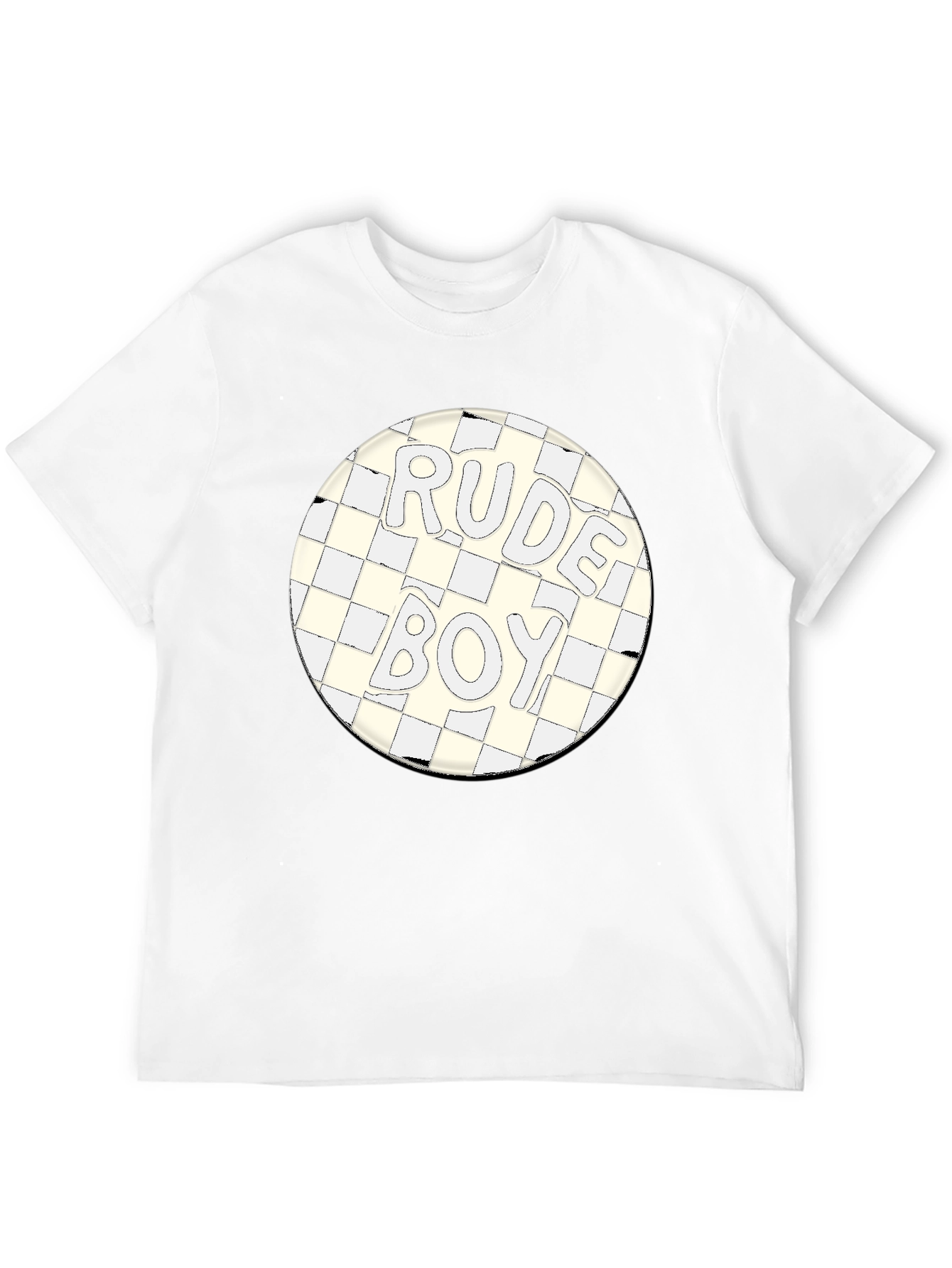 Rude Boy Graphic Black T-Shirt