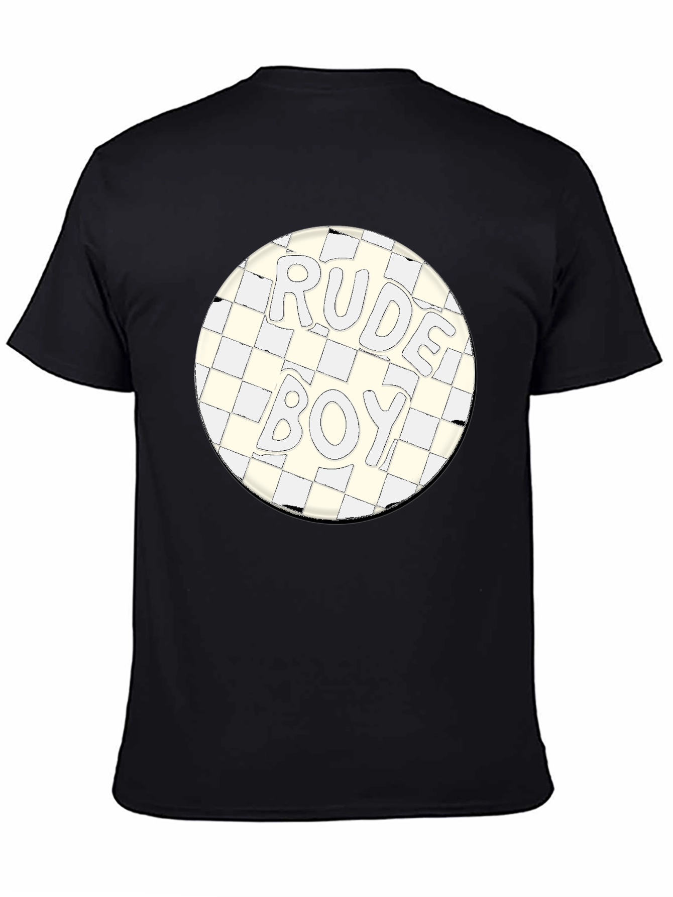 Rude Boy Graphic Black T-Shirt