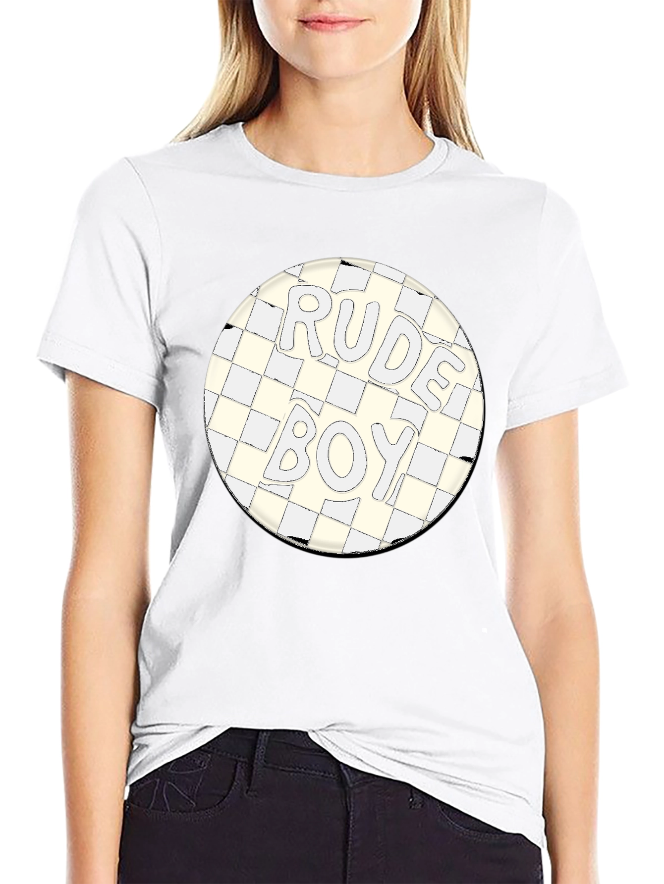 Rude Boy Graphic Black T-Shirt