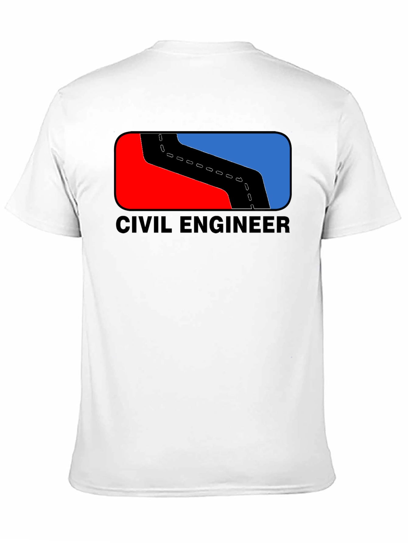 Civil Engineer T-Shirt Road Design