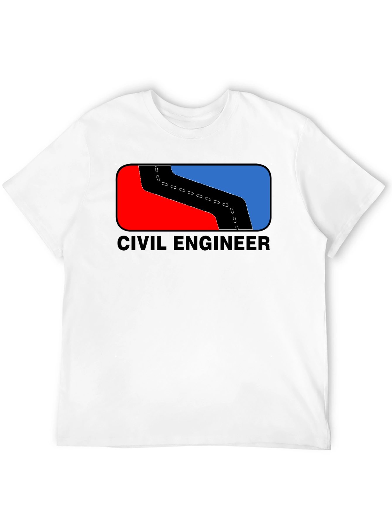 Civil Engineer T-Shirt Road Design