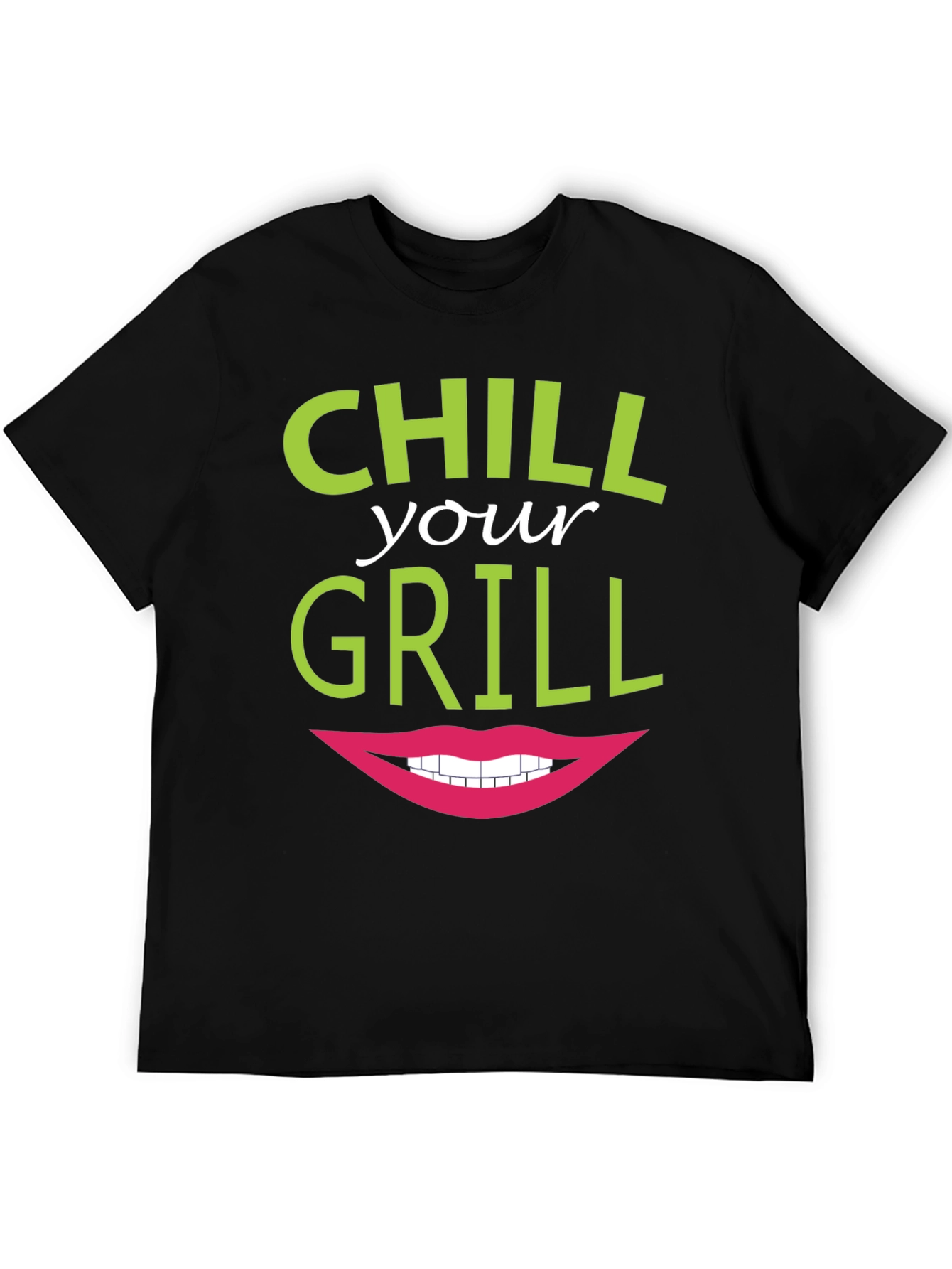 Chill Your Grill Funny Graphic T-Shirt
