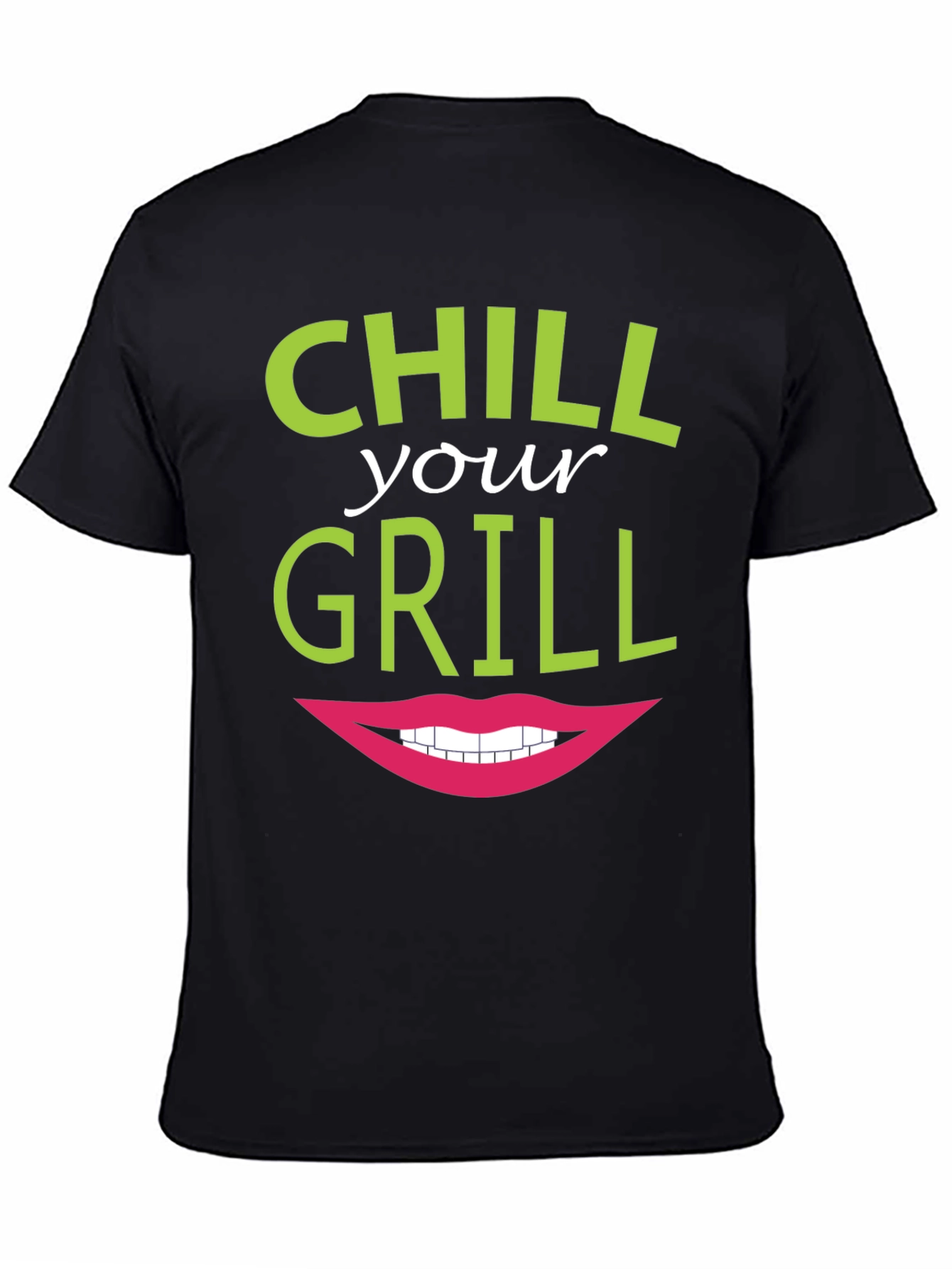 Chill Your Grill Funny Graphic T-Shirt