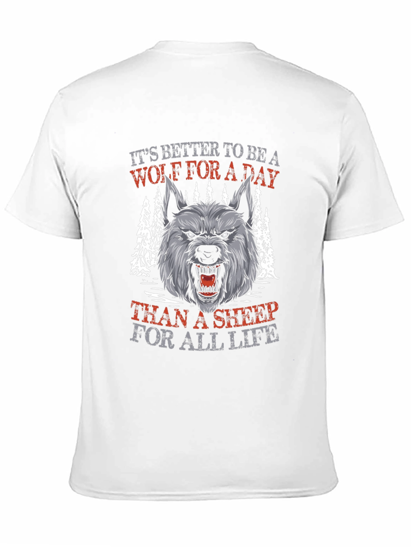 Wolf Graphic Tee - Better to be a Wolf!