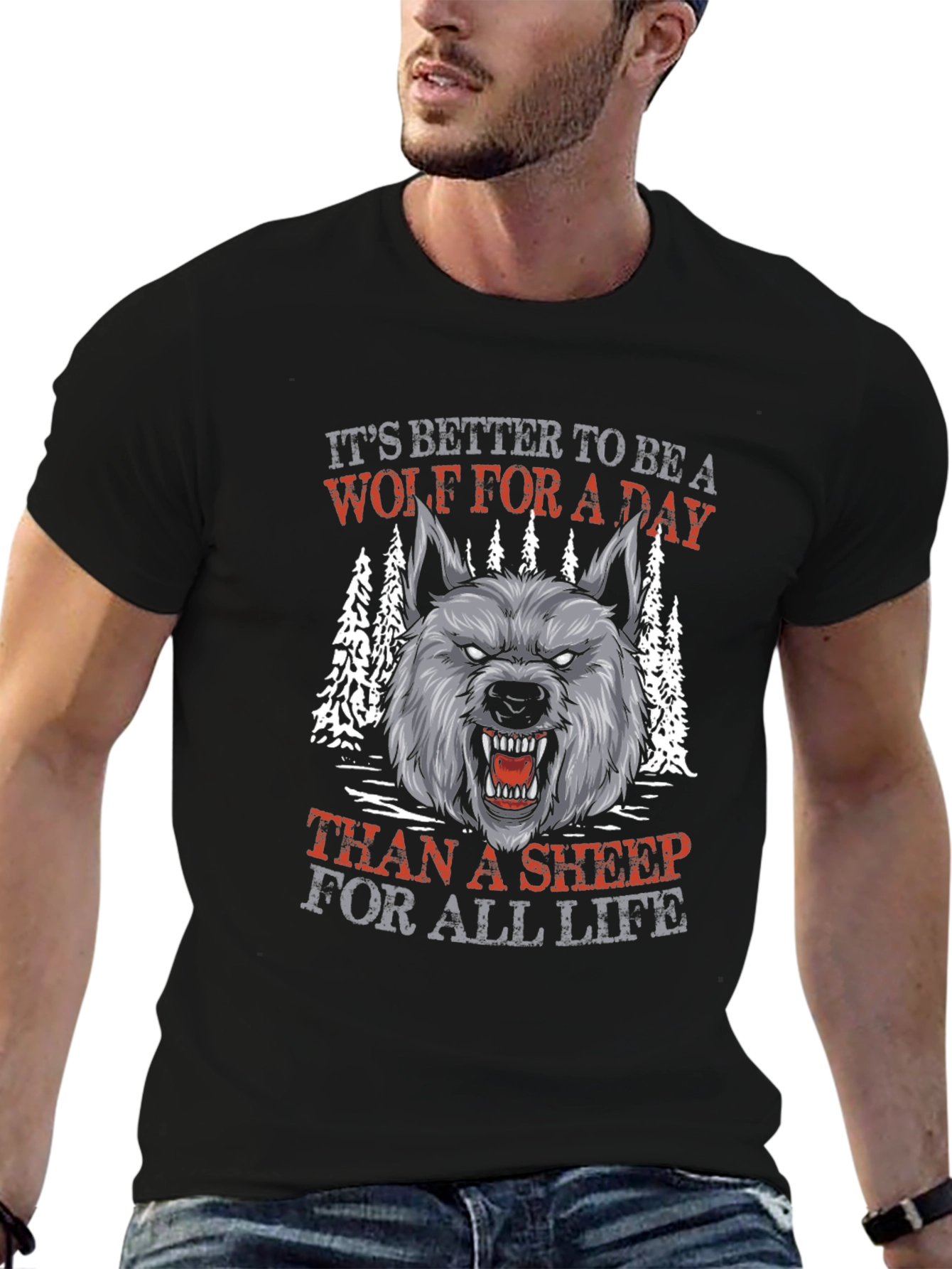 Wolf Graphic Tee - Better to be a Wolf!