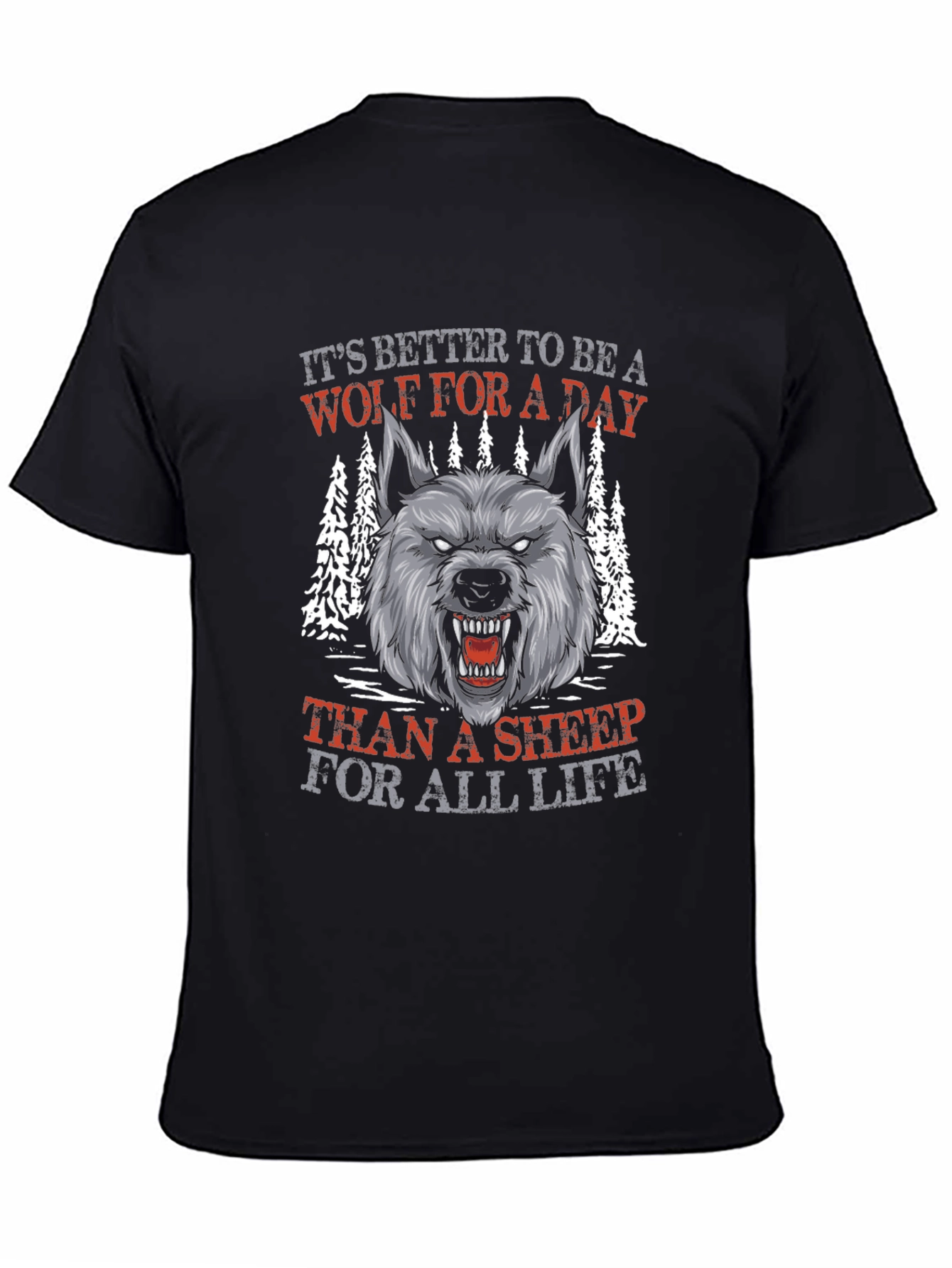 Wolf Graphic Tee - Better to be a Wolf!