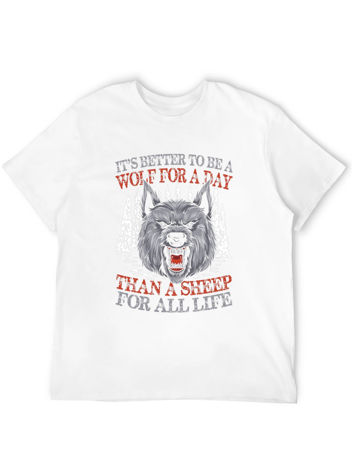 Wolf Graphic Tee - Better to be a Wolf!