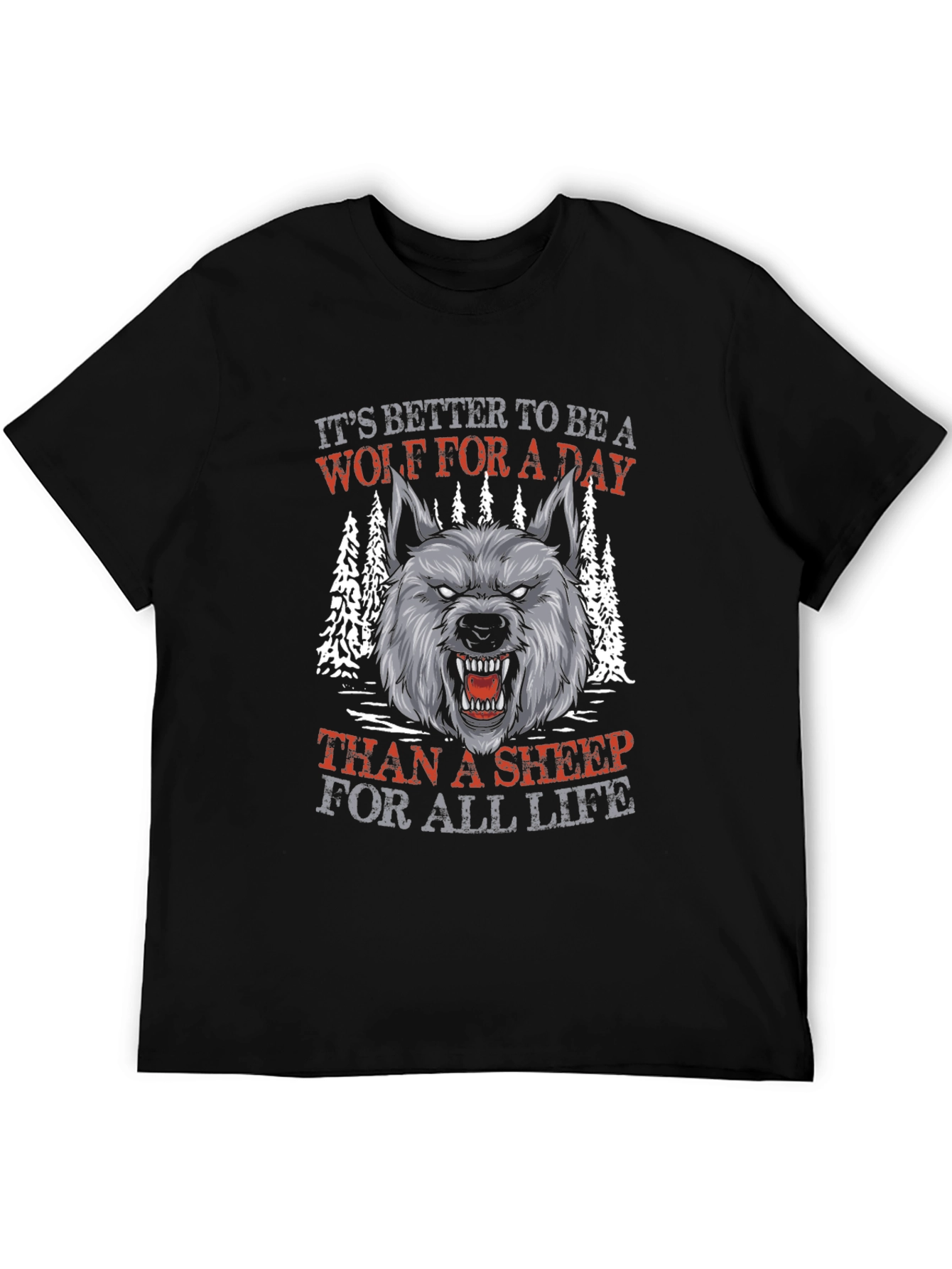 Wolf Graphic Tee - Better to be a Wolf!