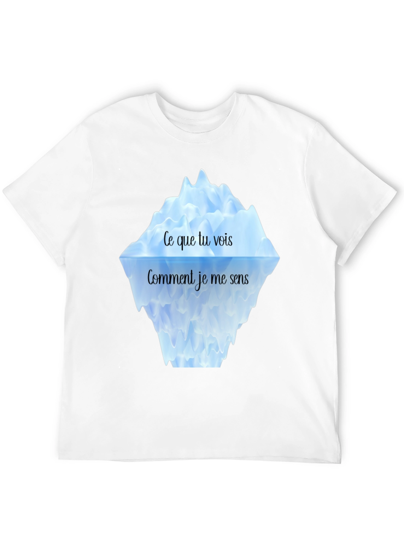 Iceberg Graphic Tee - Ce Que Tu Vois