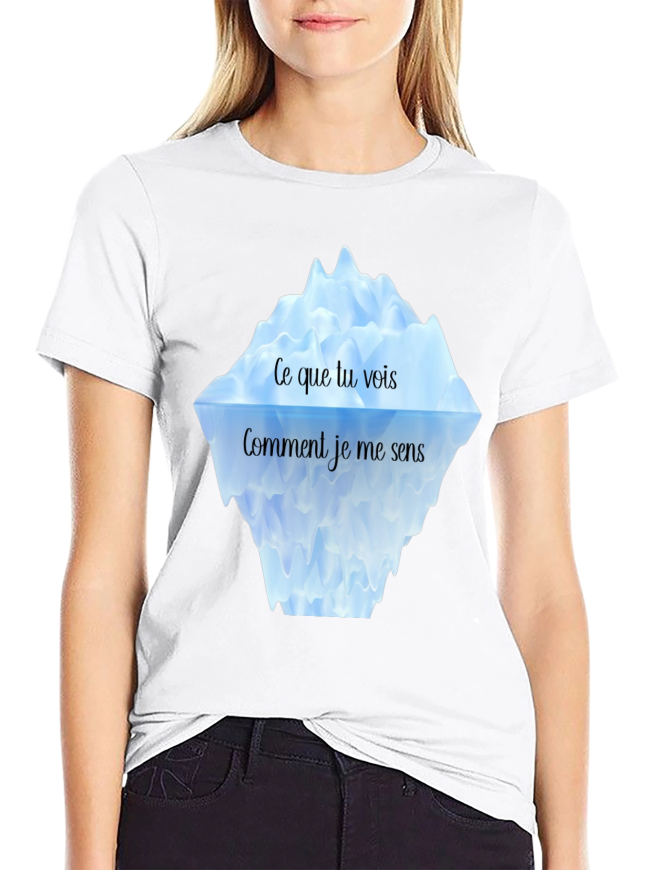 Iceberg Graphic Tee - Ce Que Tu Vois