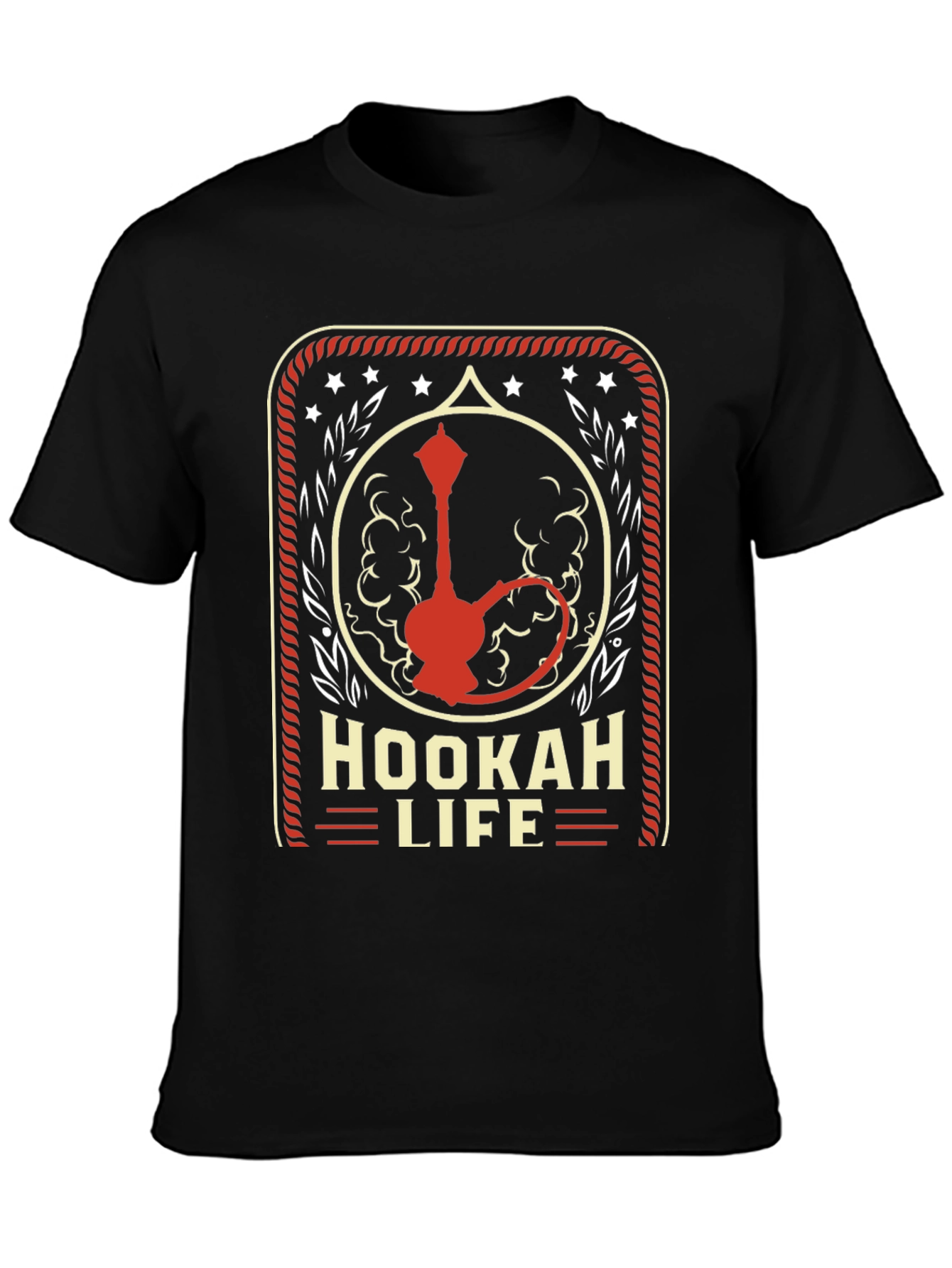 Hookah Life Graphic T-Shirt - Casual Wear