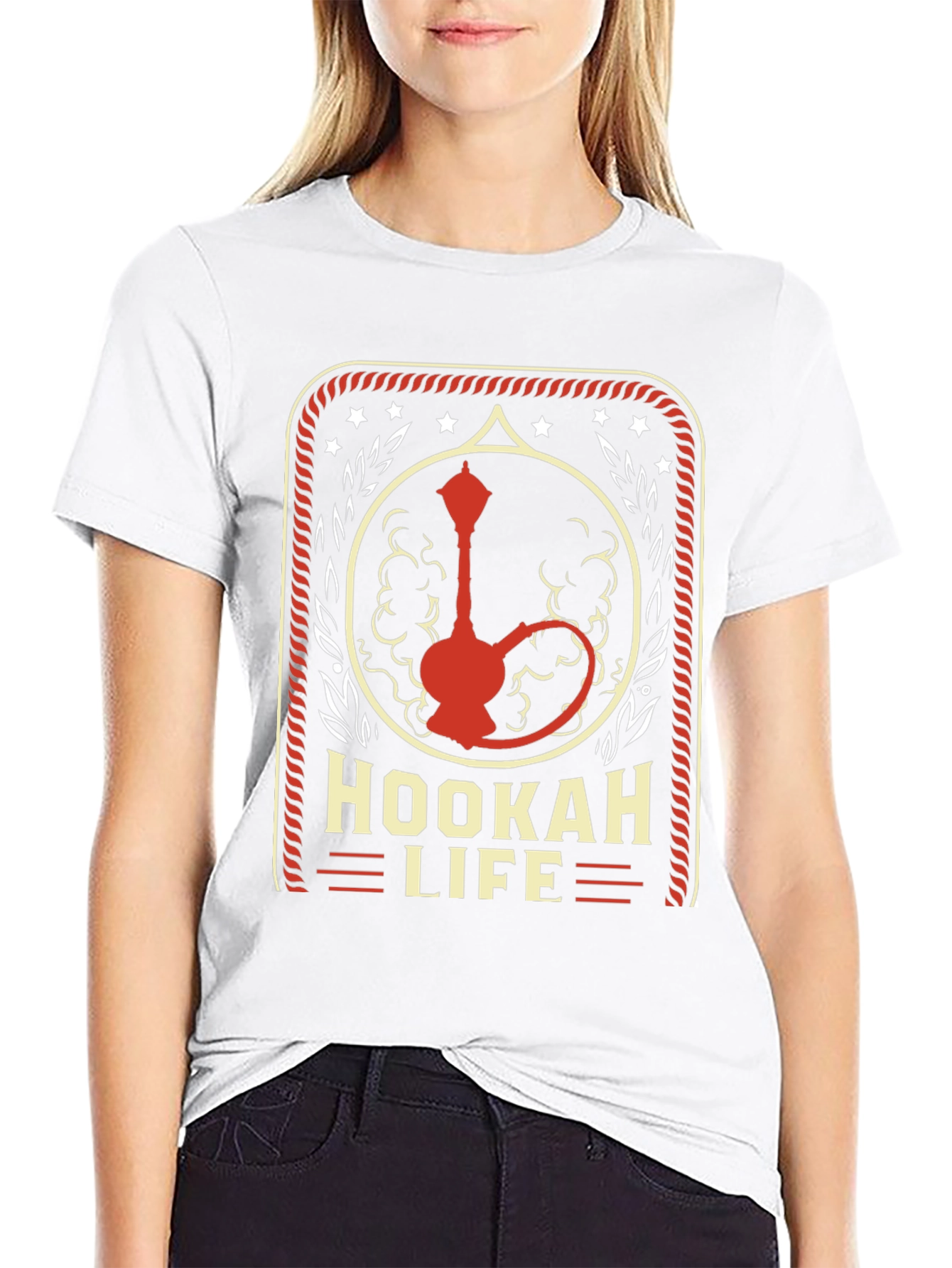 Hookah Life Graphic T-Shirt - Casual Wear