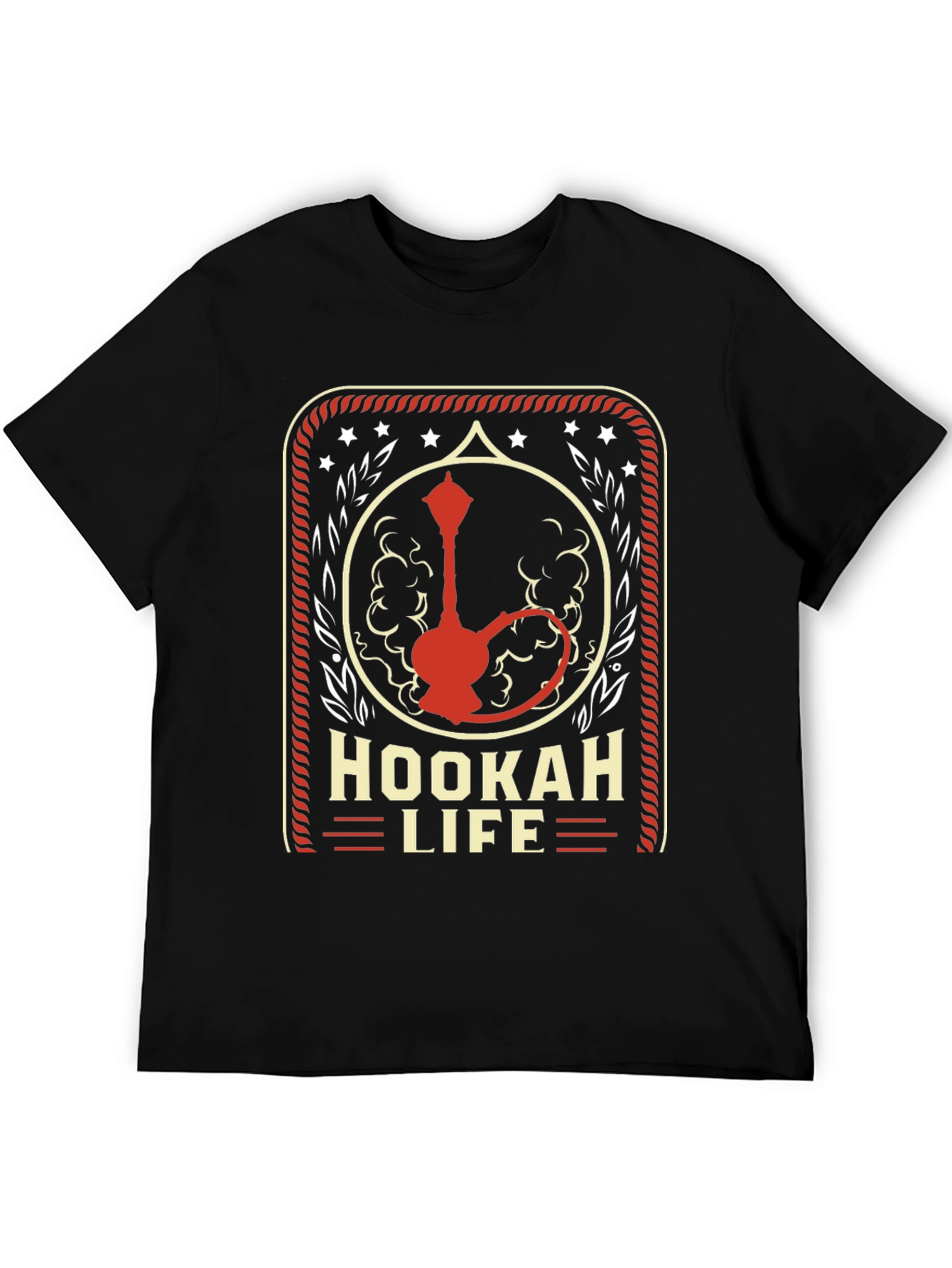 Hookah Life Graphic T-Shirt - Casual Wear