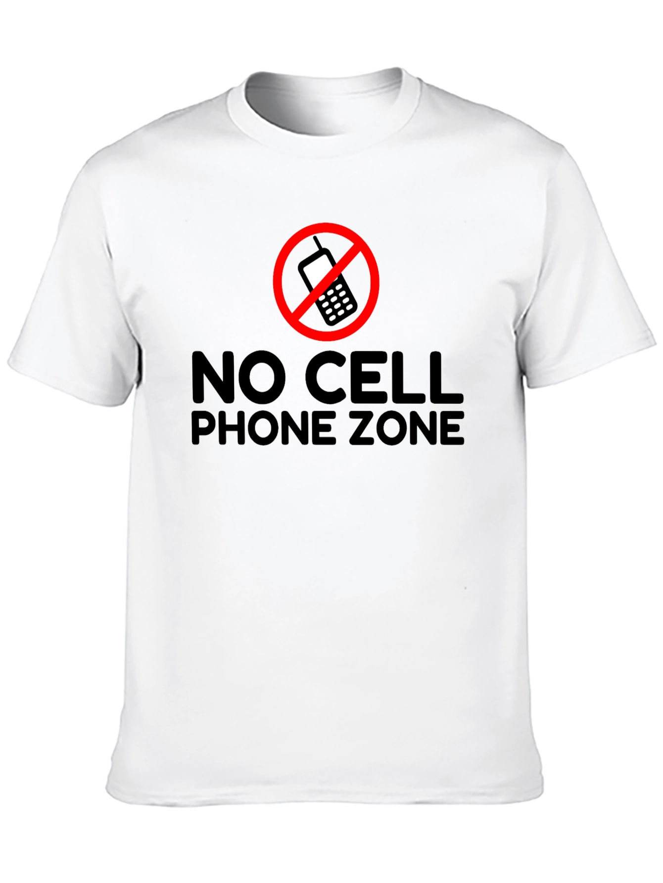 No Cell Phone Zone Graphic T-Shirt