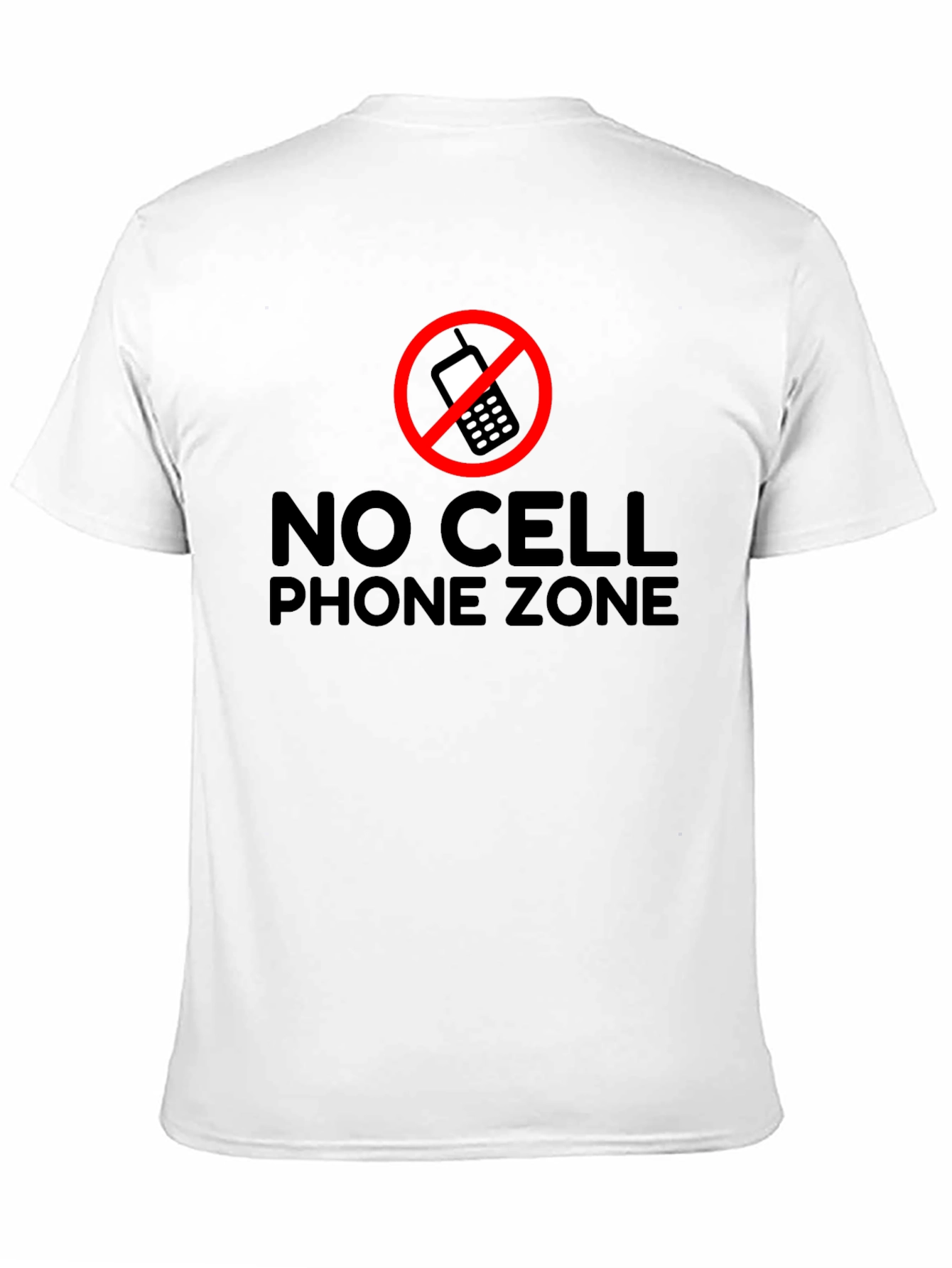 No Cell Phone Zone Graphic T-Shirt