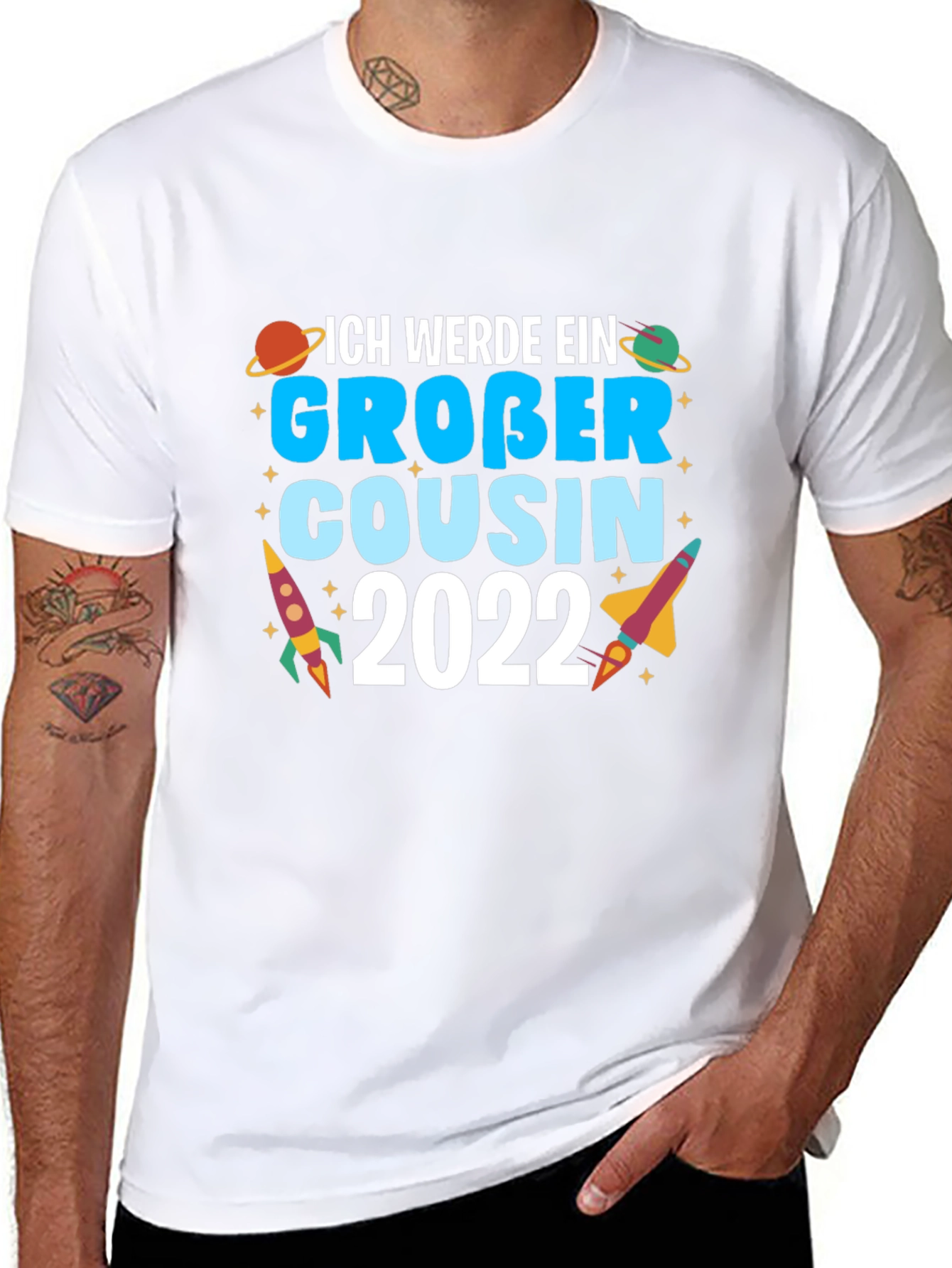 Ich Werde Ein Großer Cousin 2022 T-Shirt