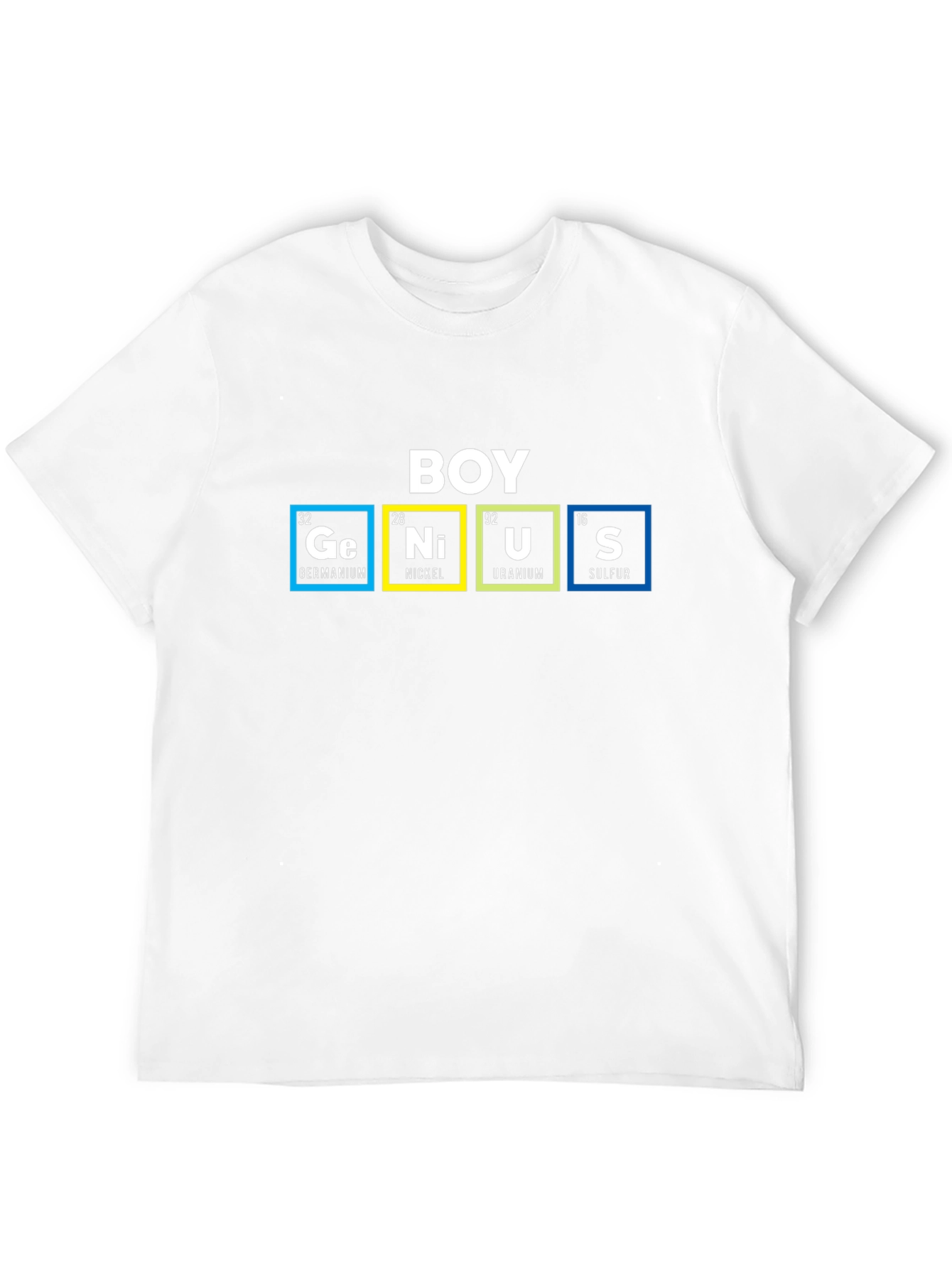 Genius Periodic Table Funny Novelty T-Shirt