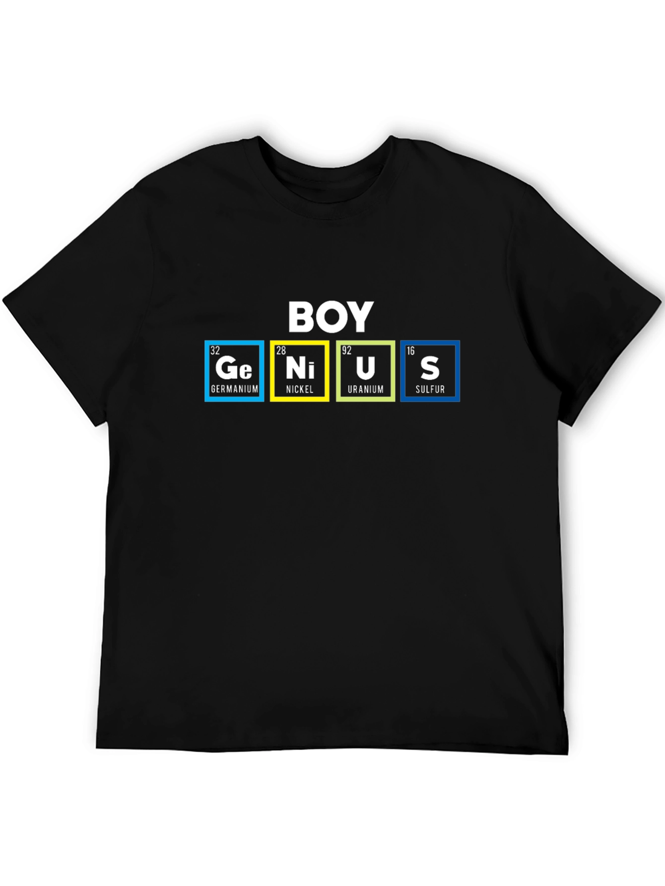 Genius Periodic Table Funny Novelty T-Shirt