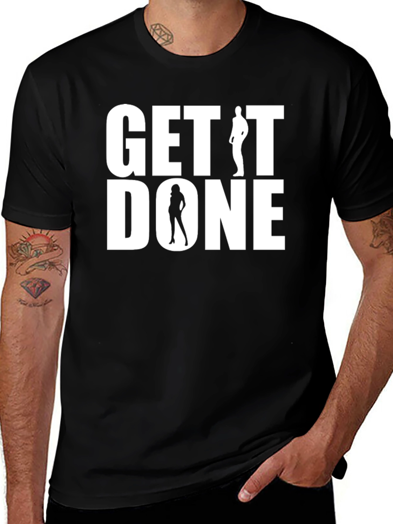 Get It Done Graphic T-Shirt - Black