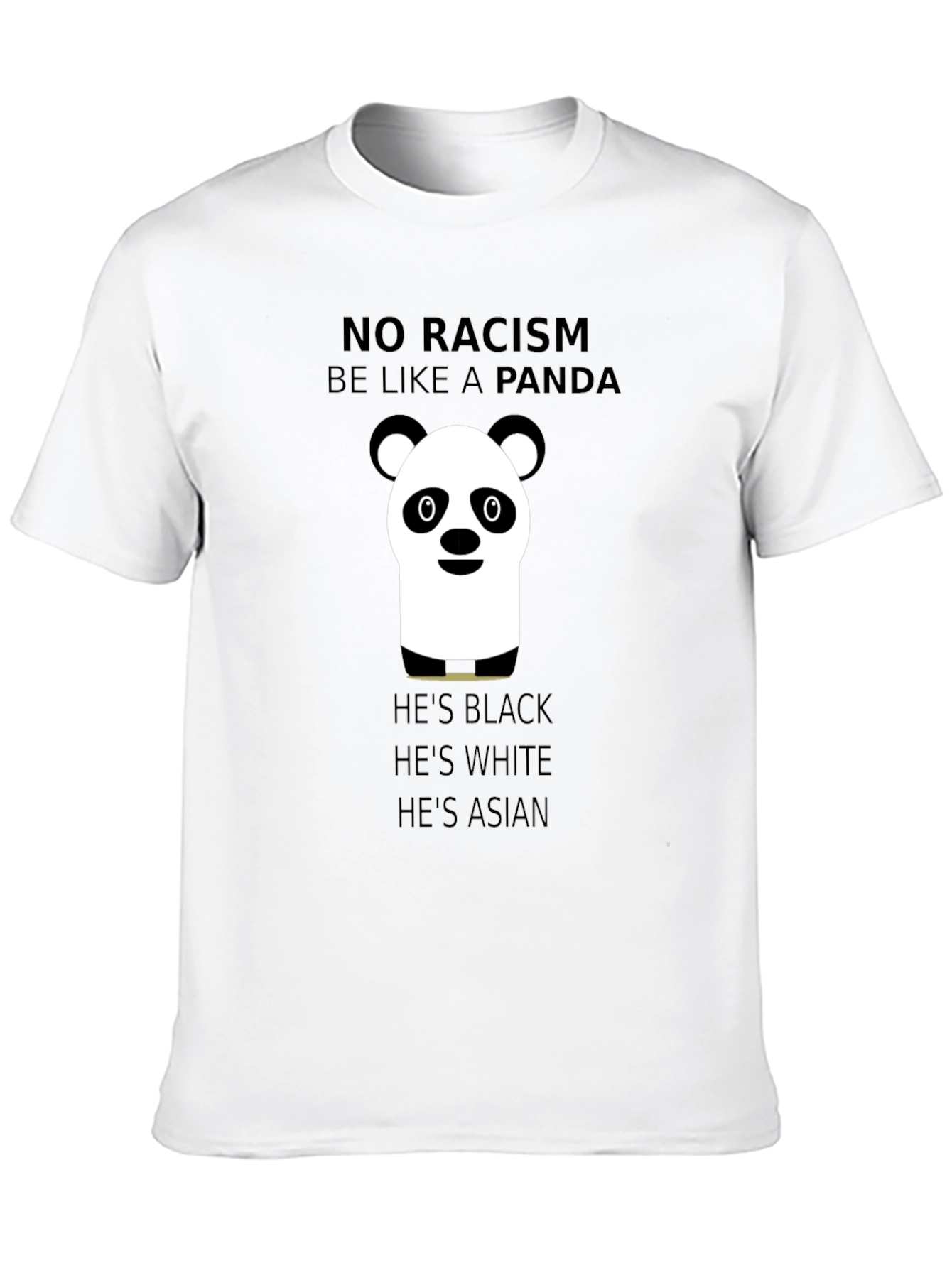 No Racism Be Like A Panda T-Shirt