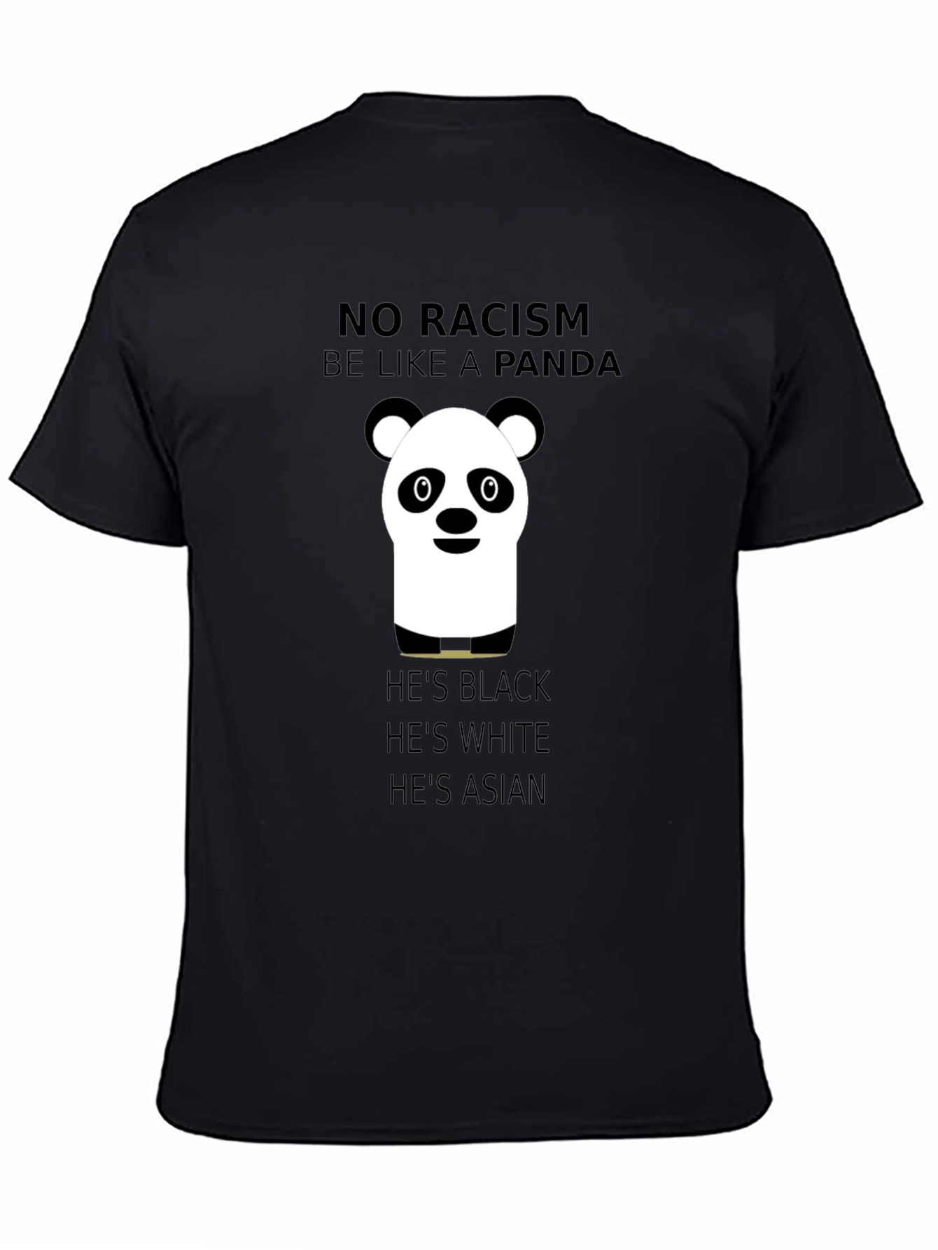 No Racism Be Like A Panda T-Shirt