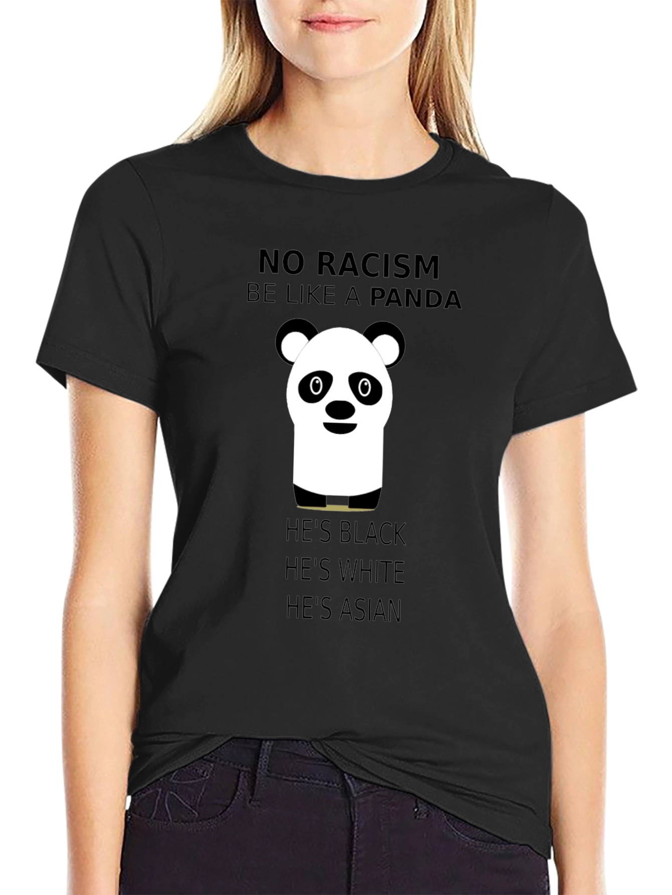 No Racism Be Like A Panda T-Shirt