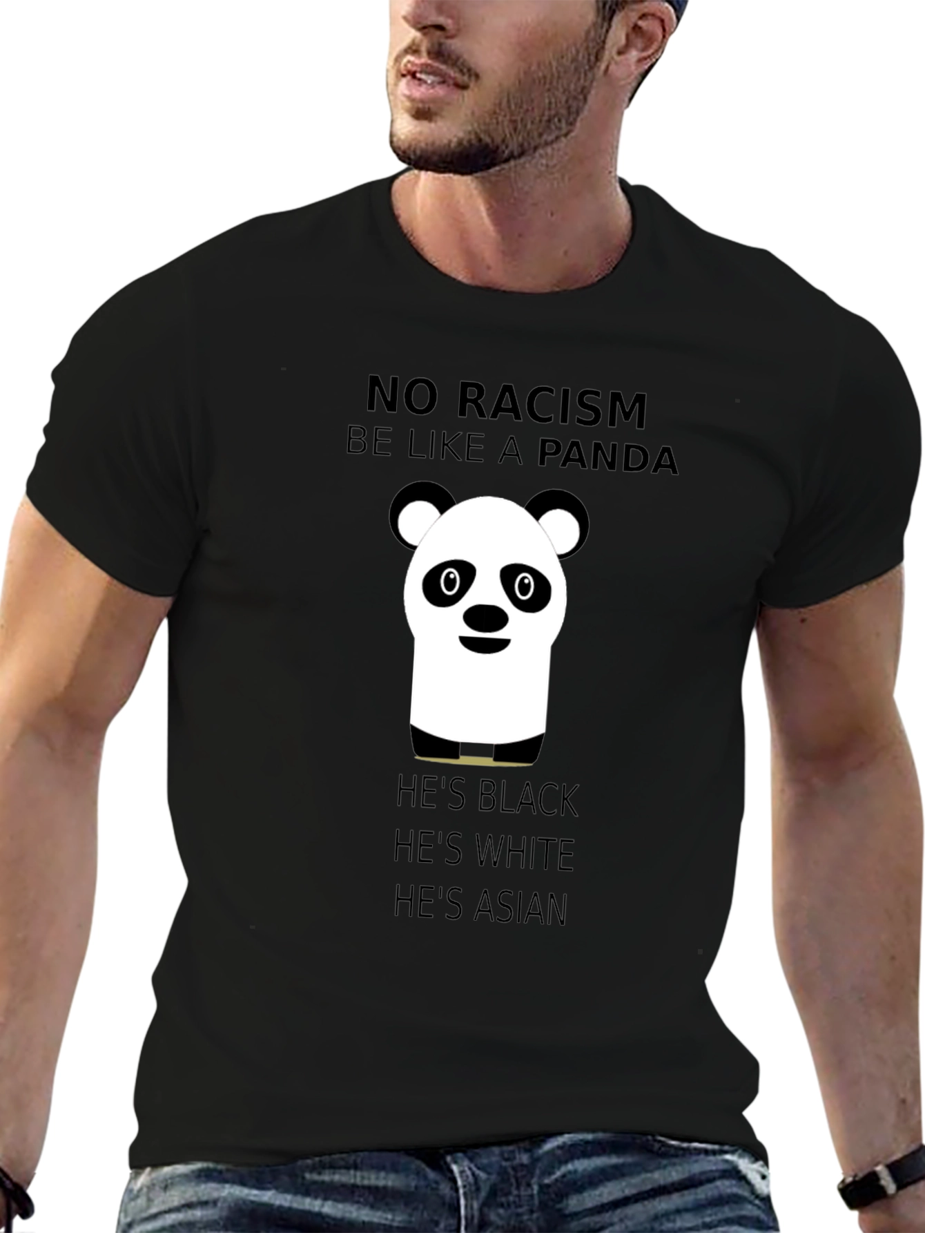 No Racism Be Like A Panda T-Shirt