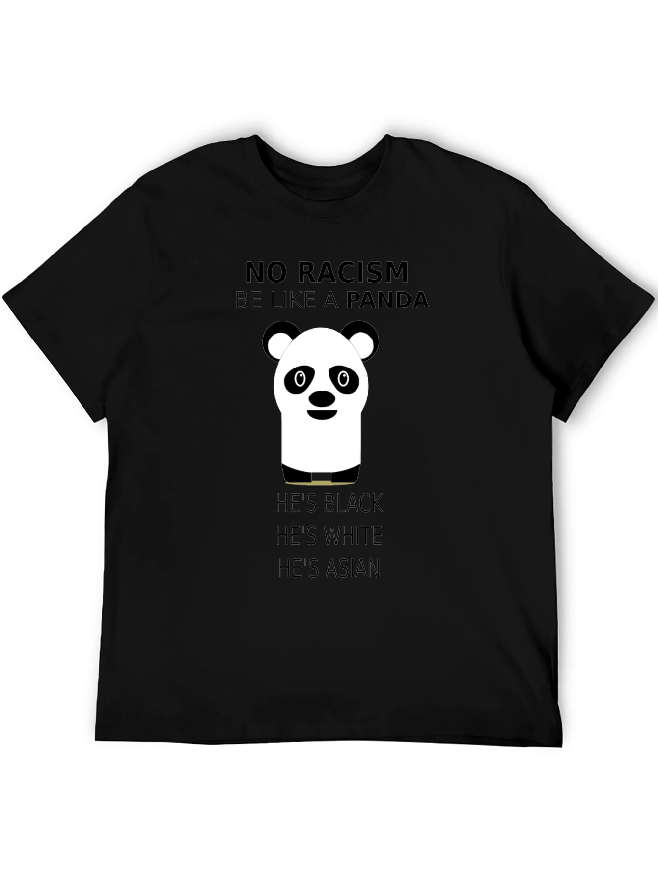 No Racism Be Like A Panda T-Shirt