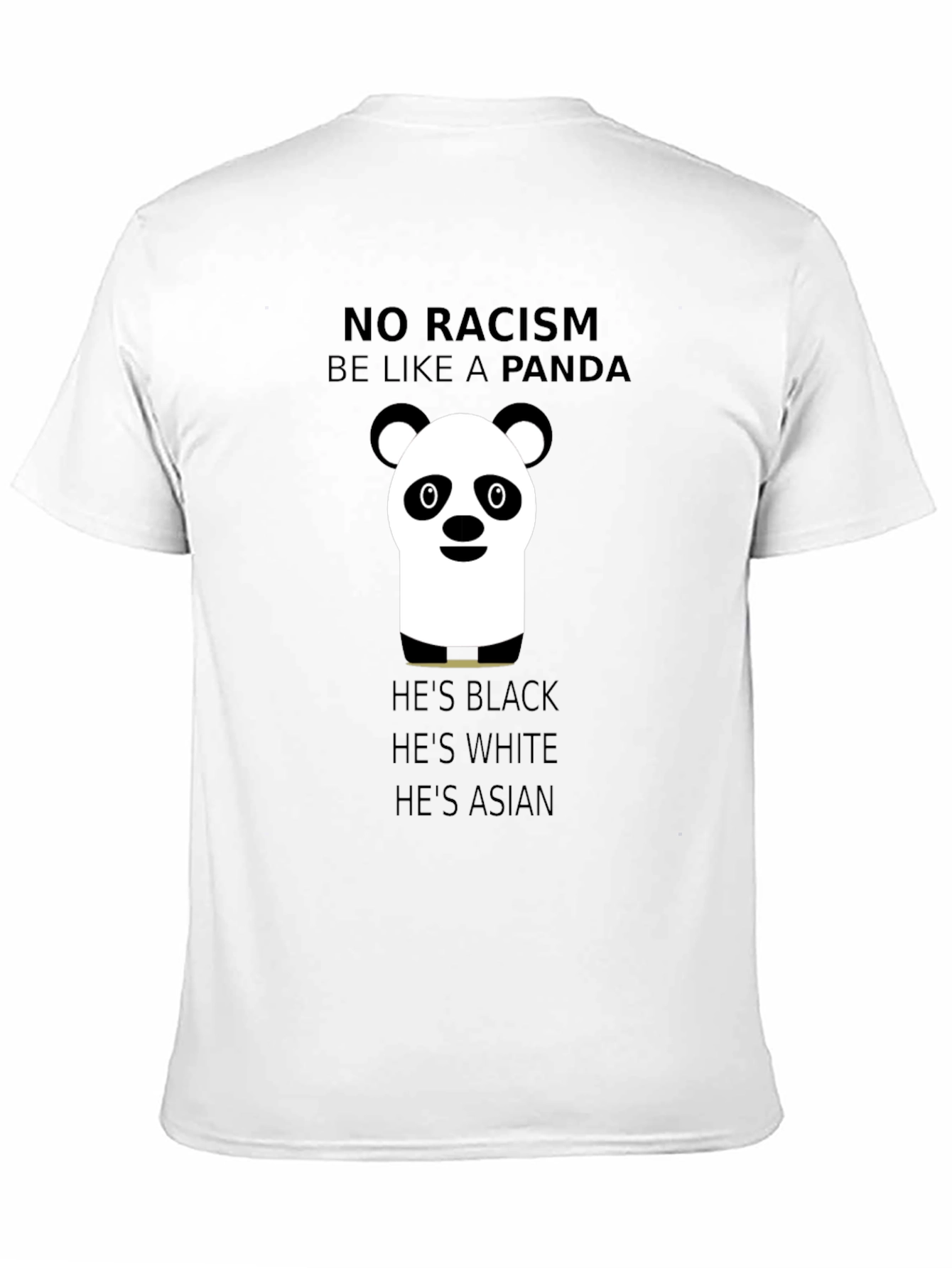 No Racism Be Like A Panda T-Shirt