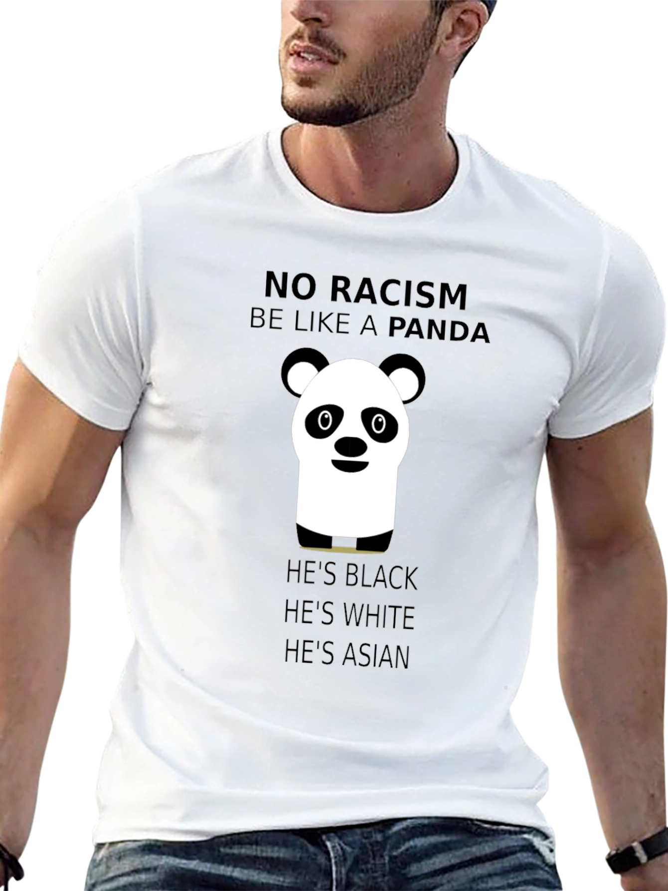 No Racism Be Like A Panda T-Shirt