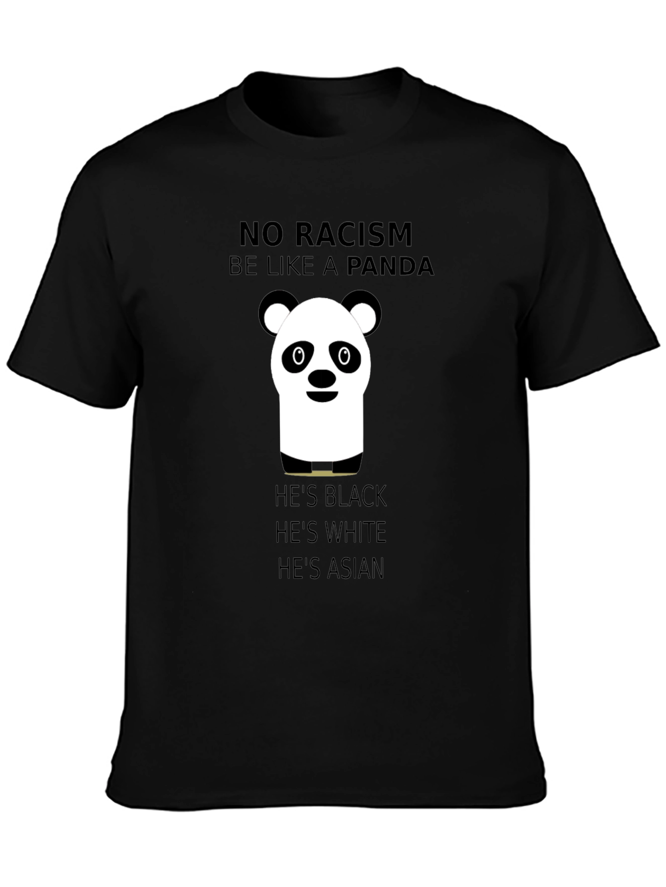 No Racism Be Like A Panda T-Shirt