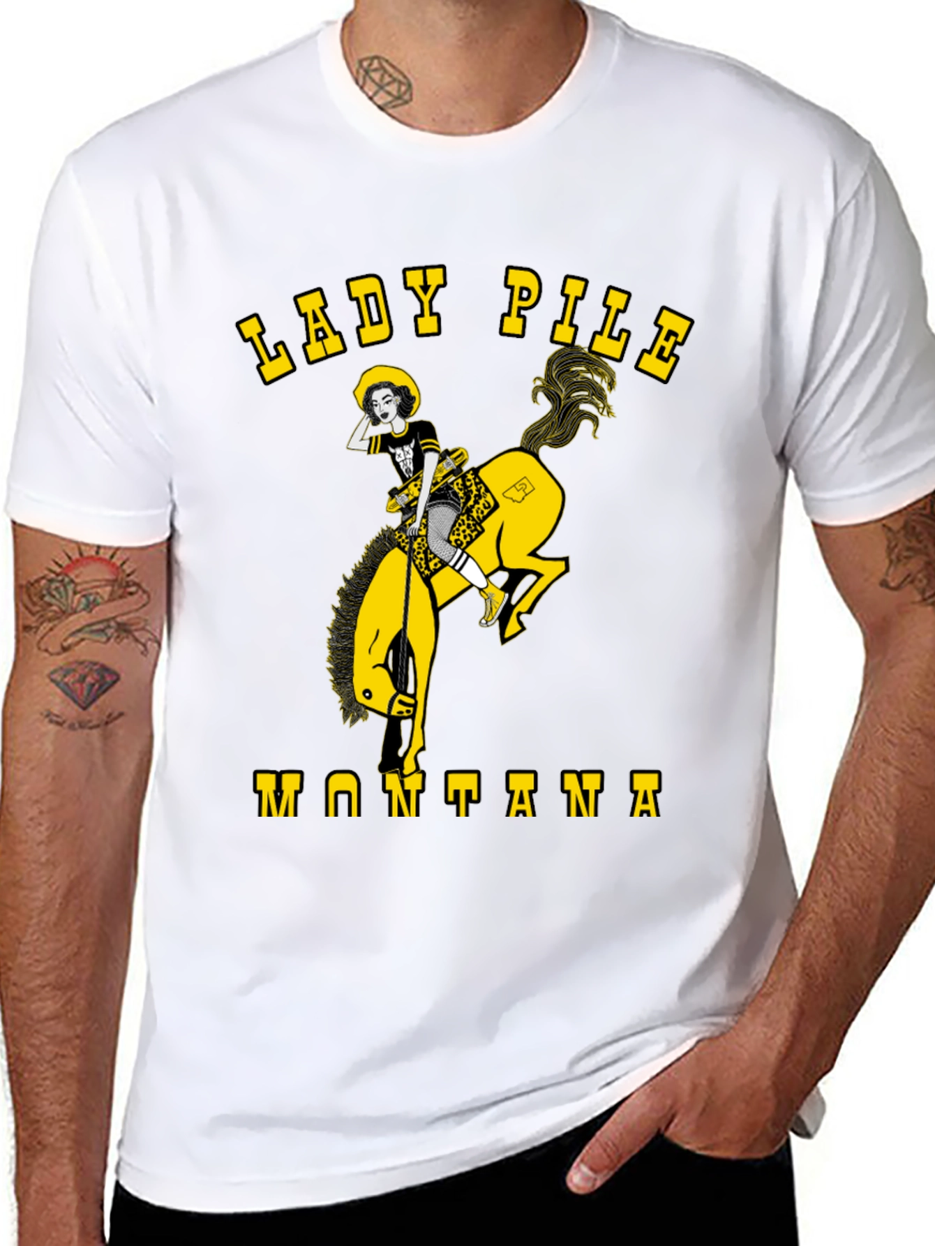 Lady Pile Montana Graphic Tee