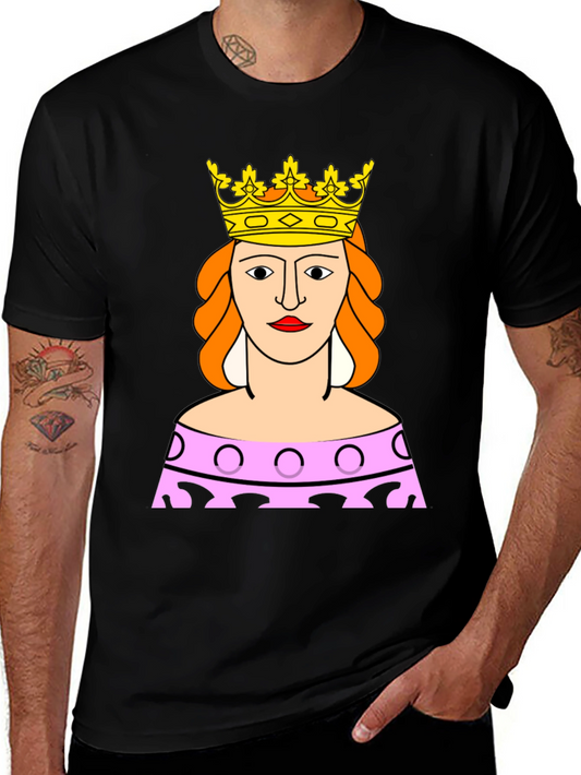 Queen Graphic Tee - Black Casual Shirt