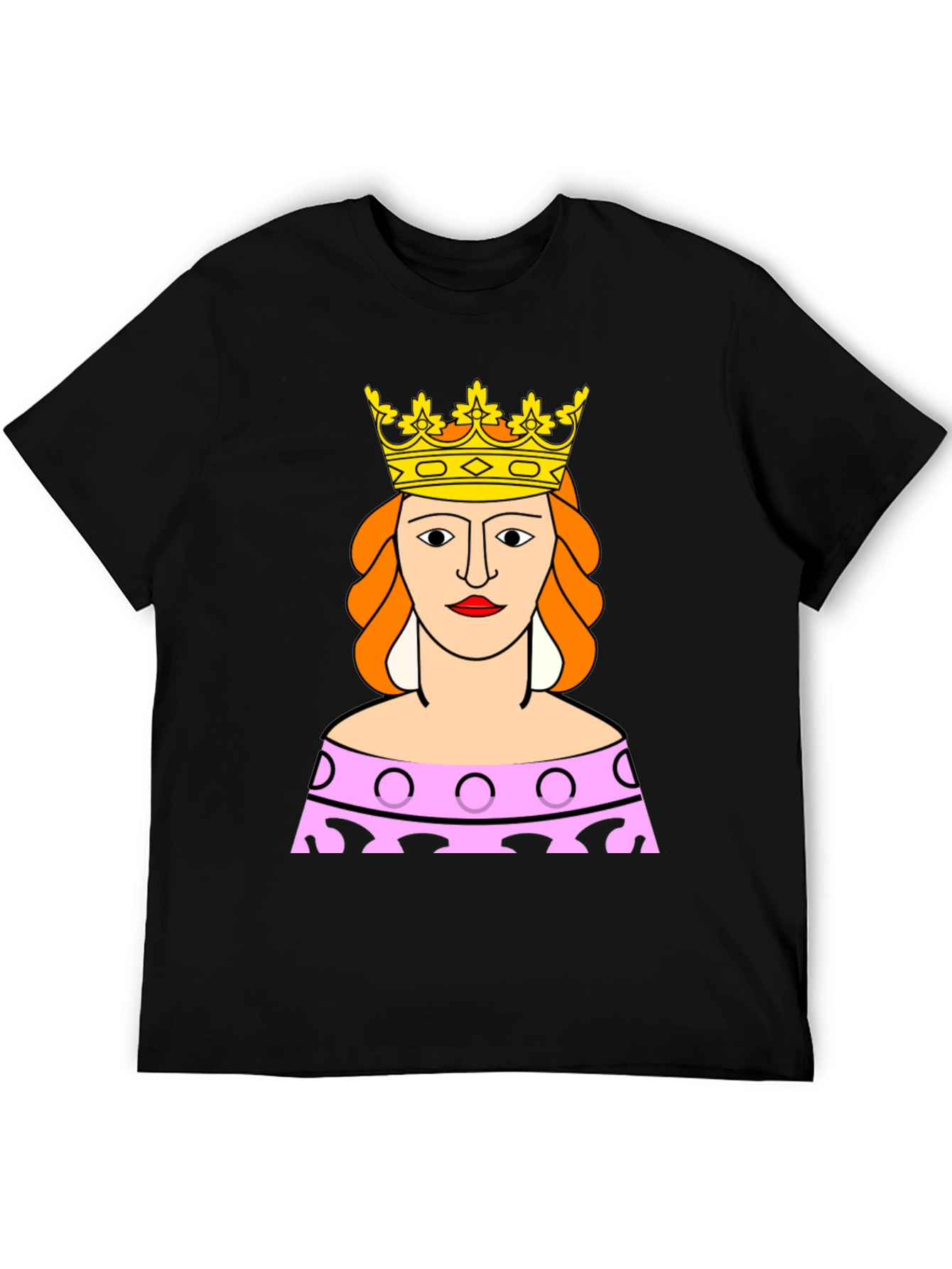 Queen Graphic Tee - Black Casual Shirt