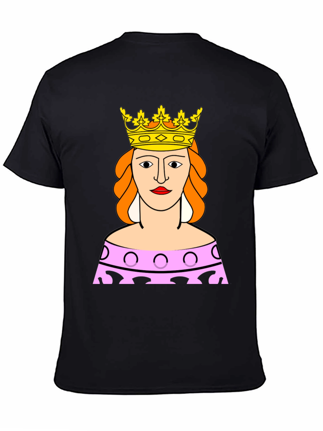 Queen Graphic Tee - Black Casual Shirt