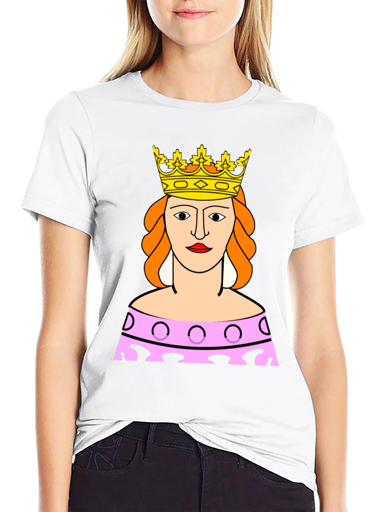 Queen Graphic Tee - Black Casual Shirt