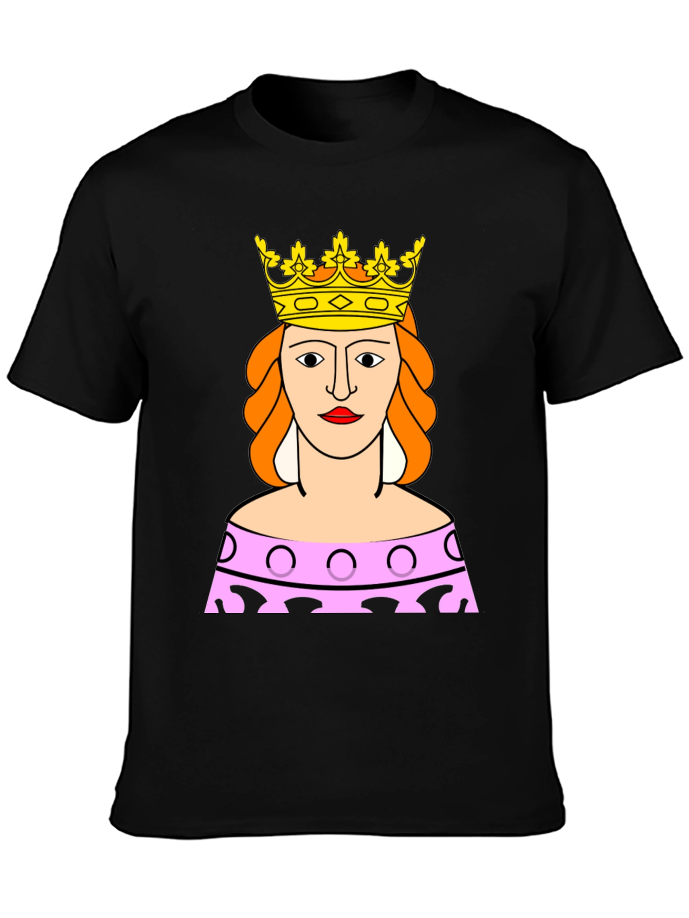 Queen Graphic Tee - Black Casual Shirt