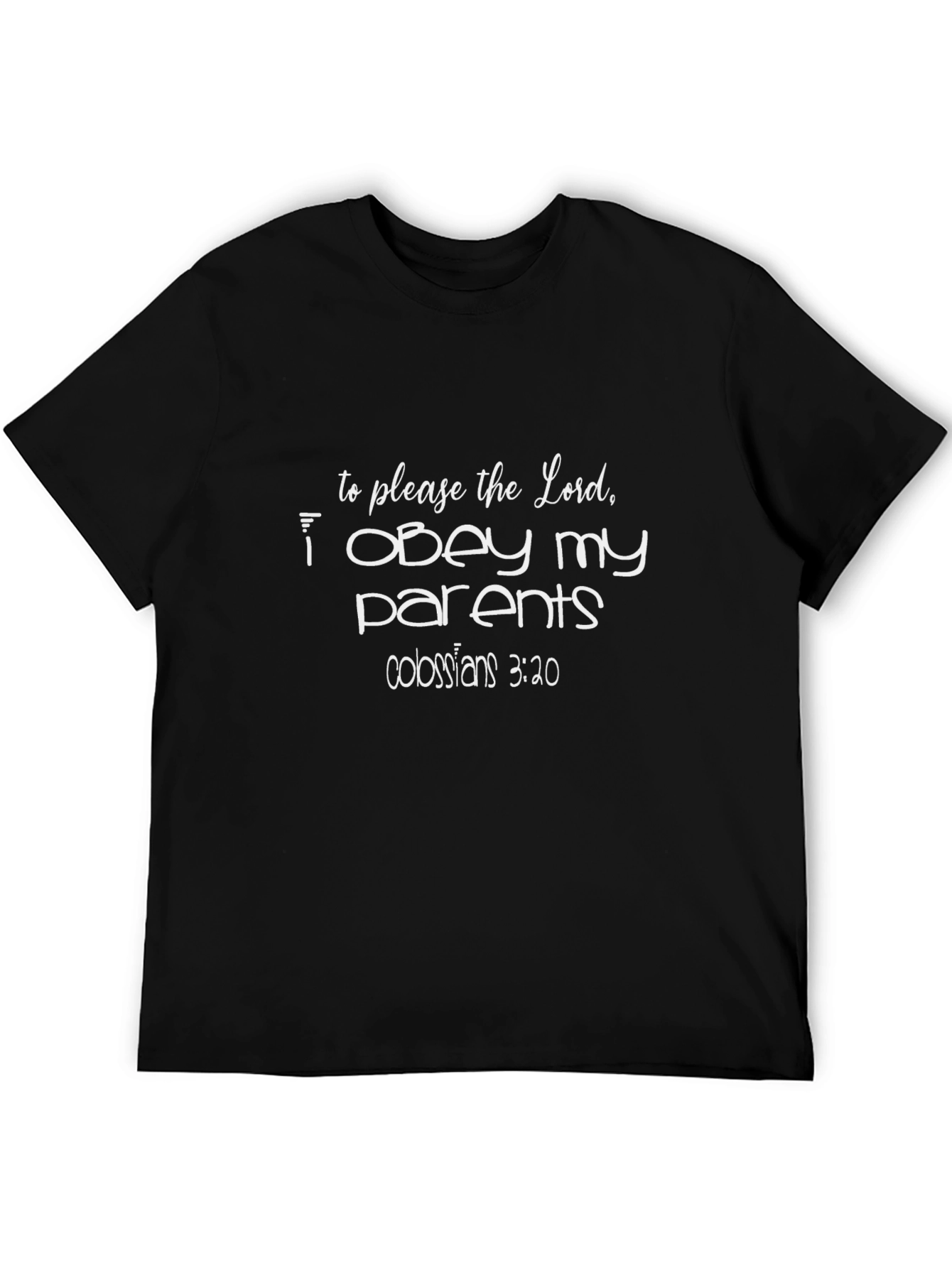 Obey My Parents Christian T-Shirt