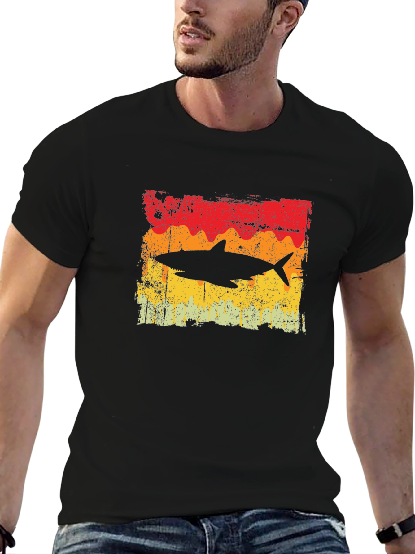 Retro Shark Graphic Tee