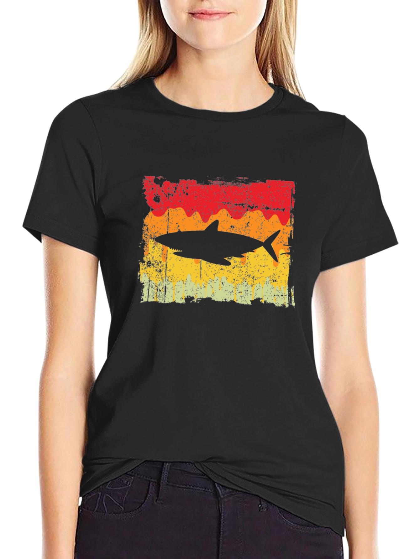 Retro Shark Graphic Tee