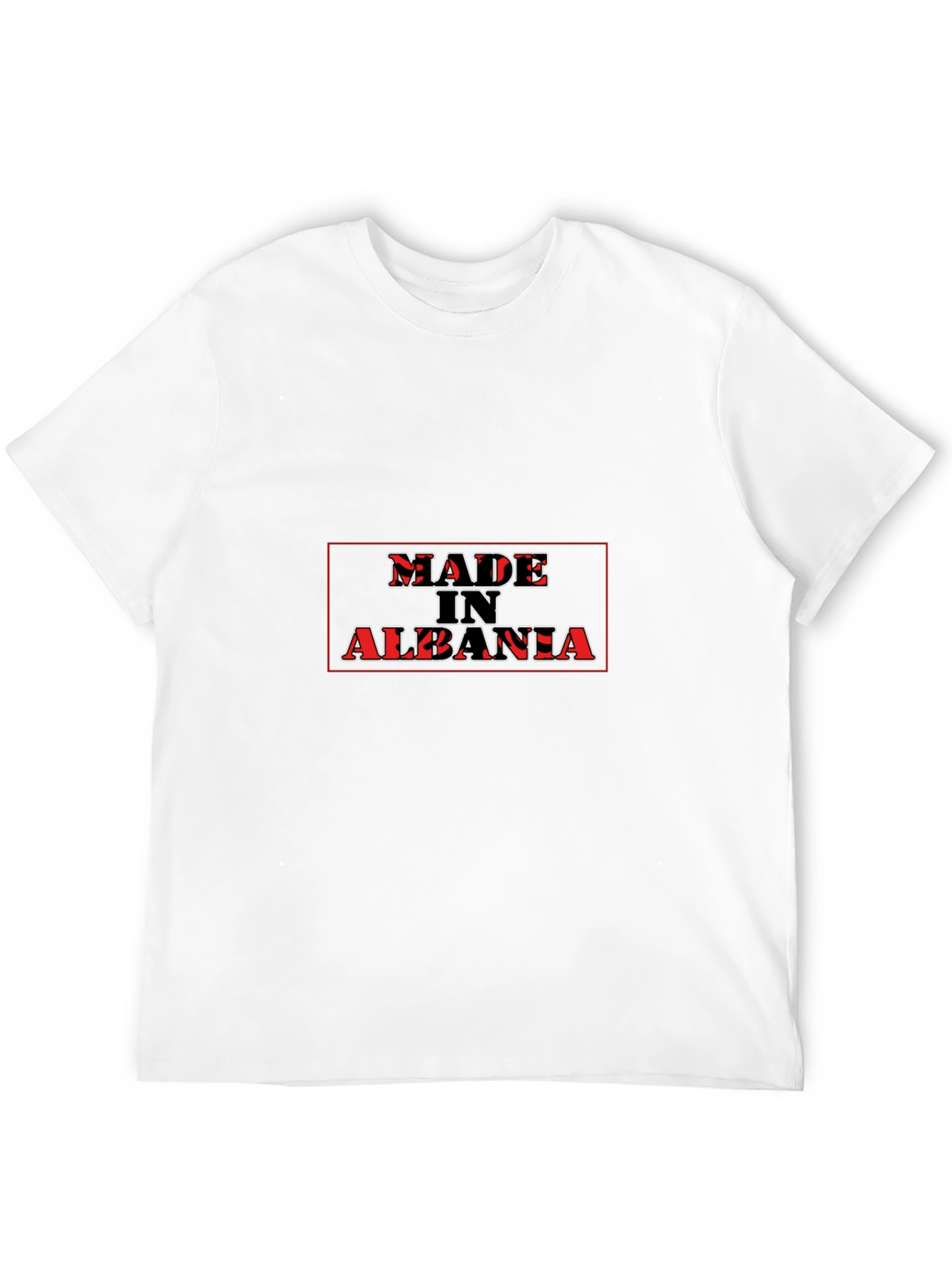Made in Albania T-Shirt | Black Graphic Tee