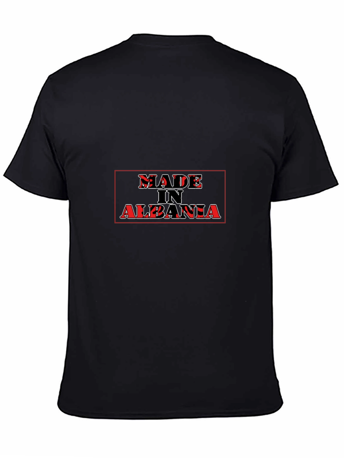 Made in Albania T-Shirt | Black Graphic Tee
